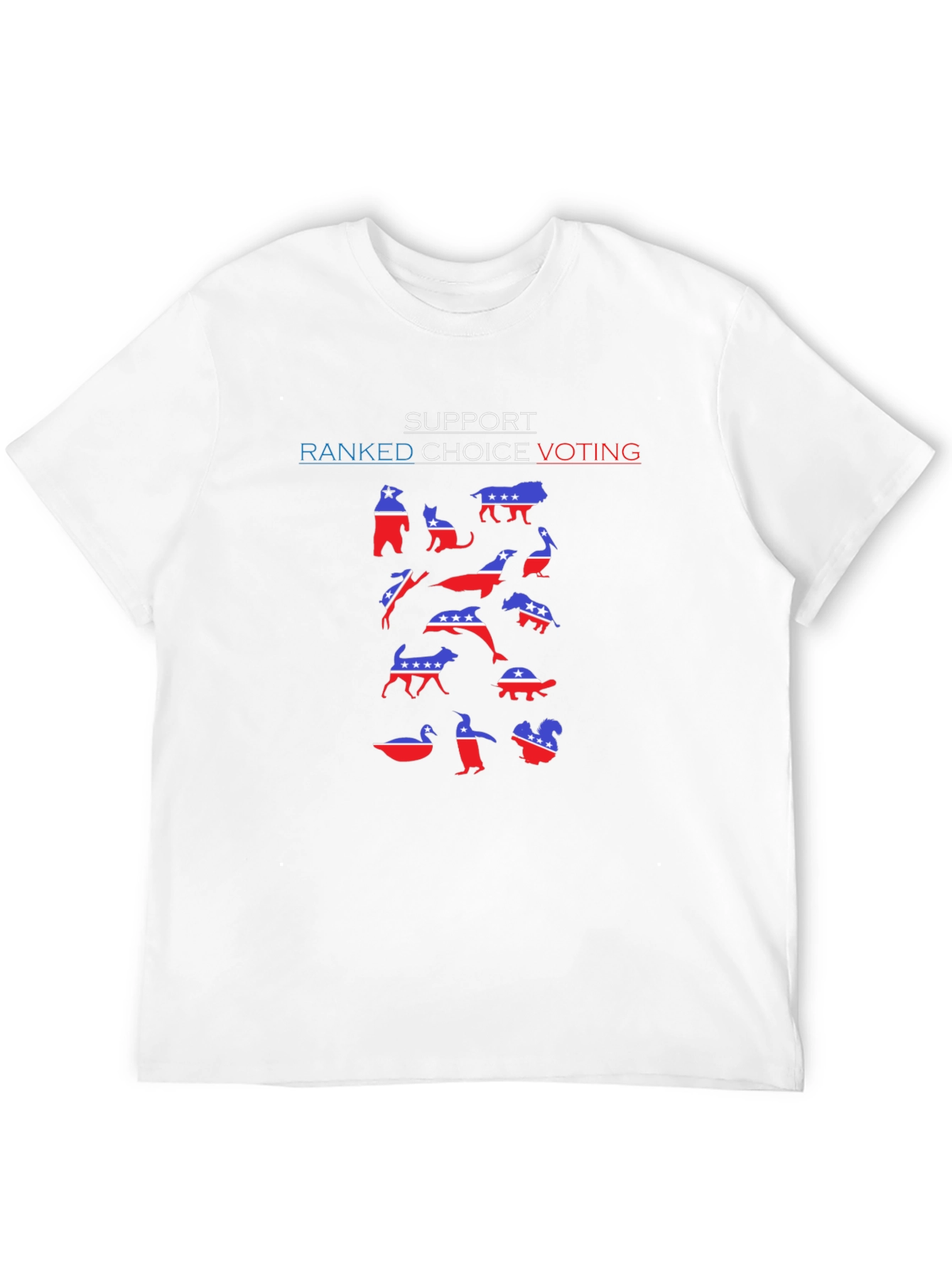 Support Ranked Choice Voting Graphic Tee
