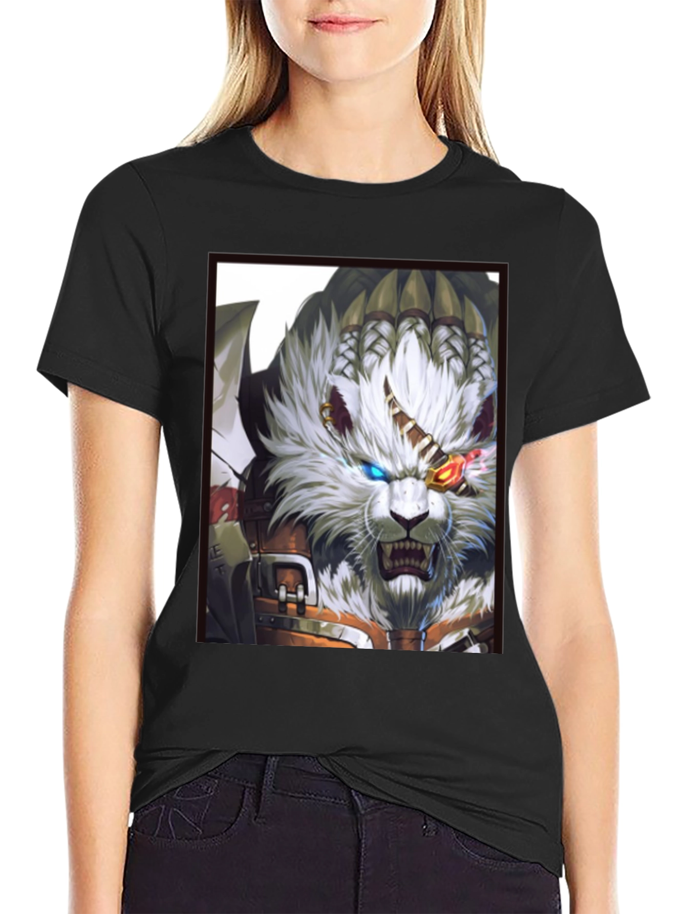 Feline Fantasy Graphic Tee - Unique Design