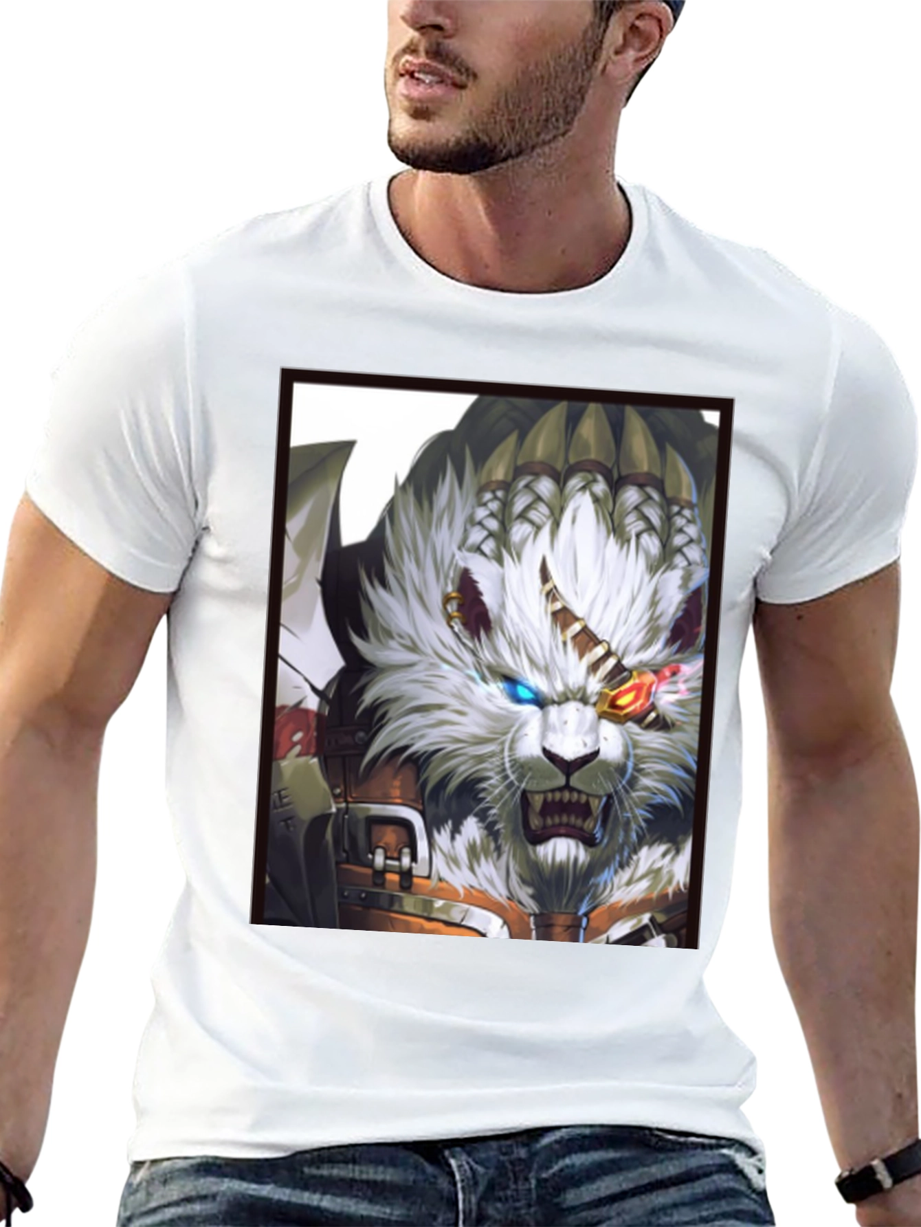 Feline Fantasy Graphic Tee - Unique Design