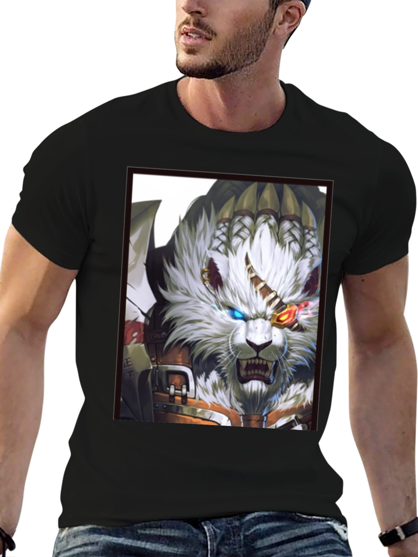 Feline Fantasy Graphic Tee - Unique Design