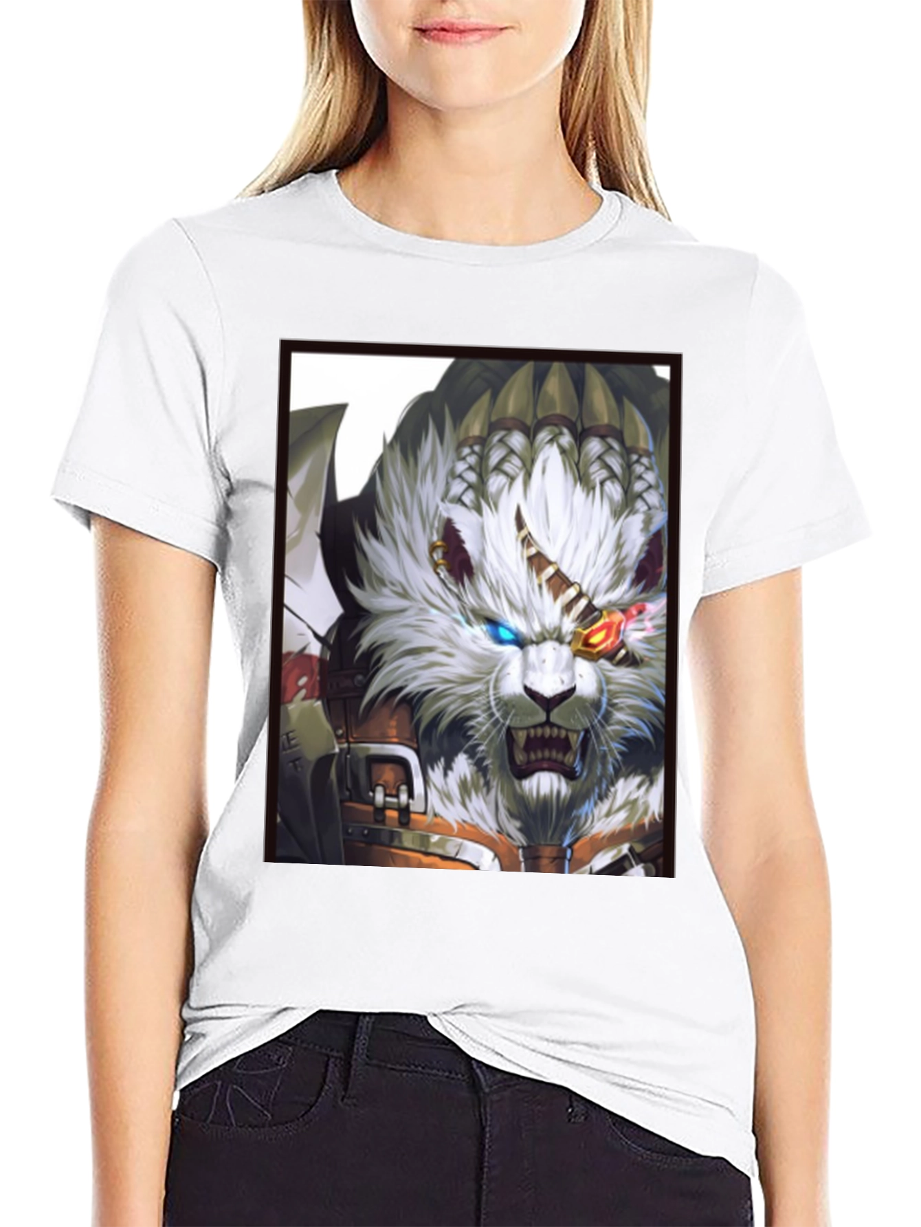 Feline Fantasy Graphic Tee - Unique Design