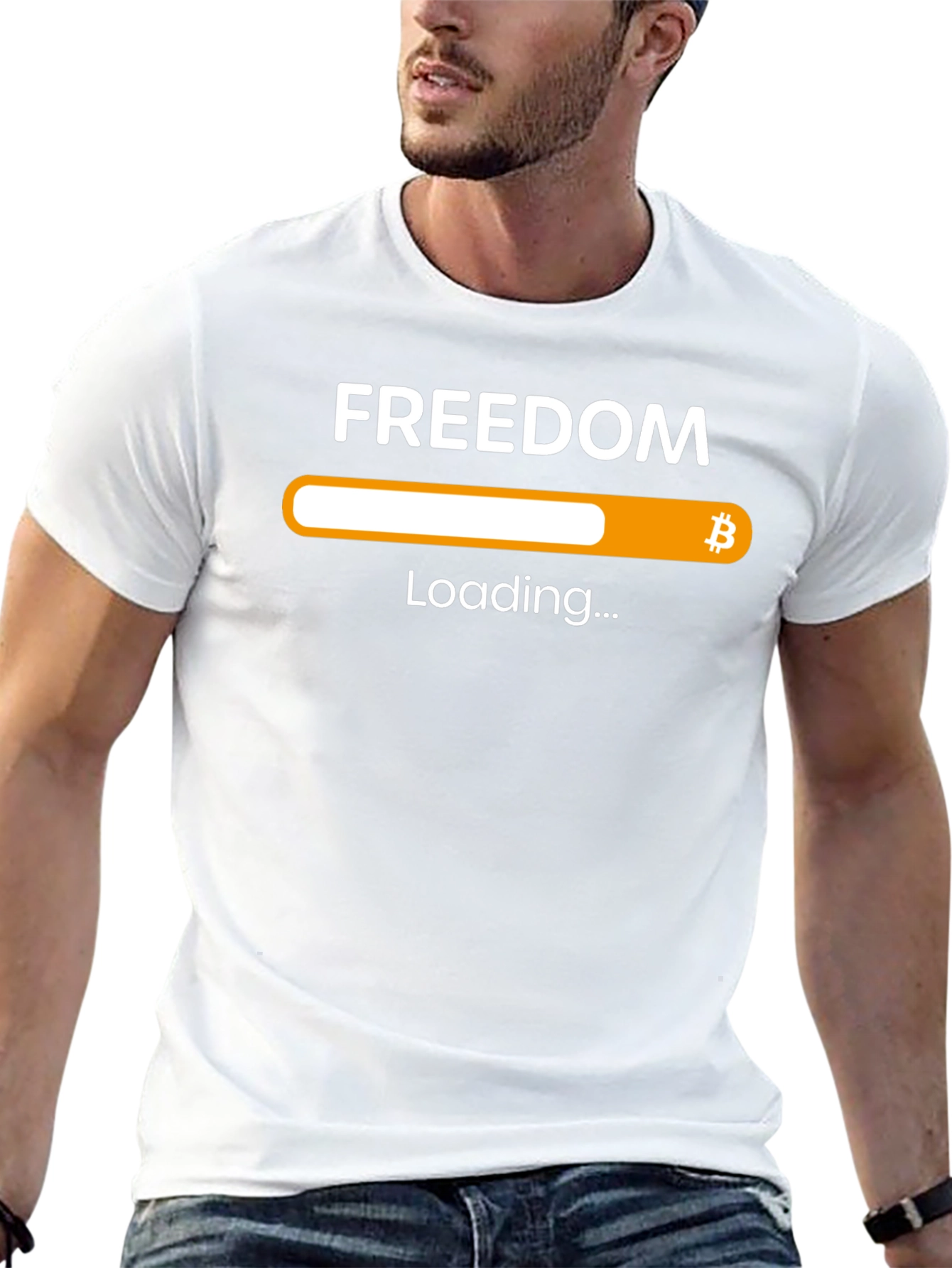 Freedom Loading Bitcoin T-Shirt