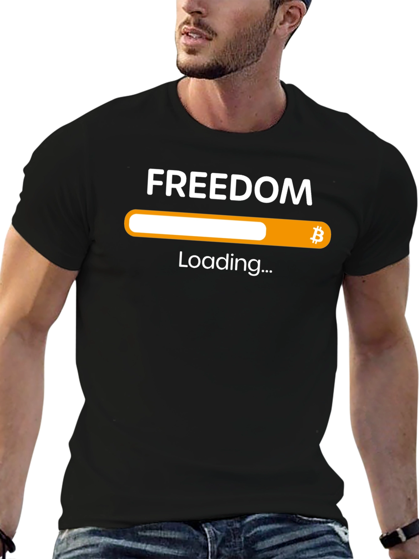 Freedom Loading Bitcoin T-Shirt