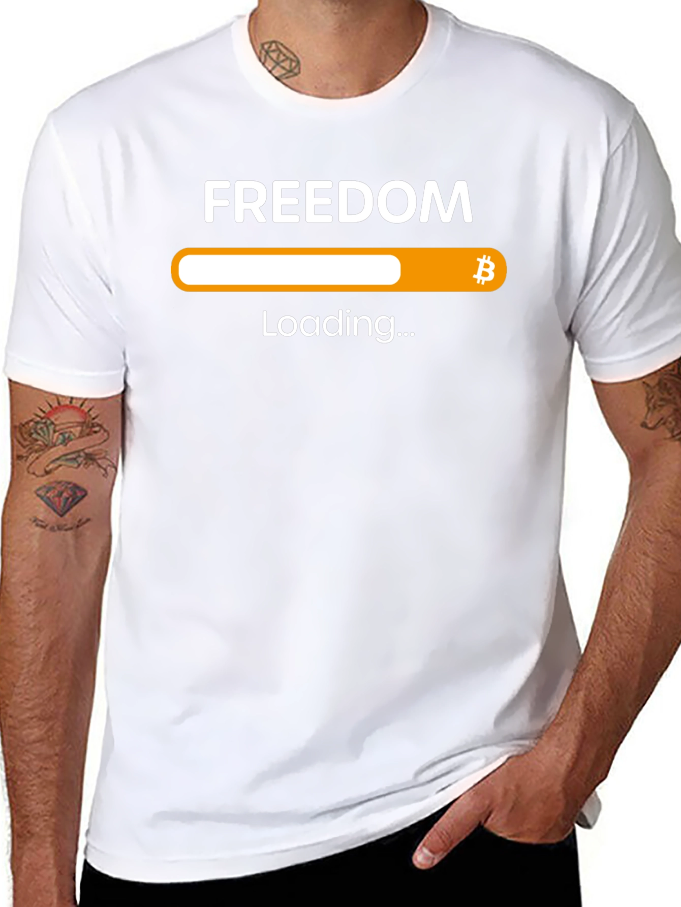 Freedom Loading Bitcoin T-Shirt
