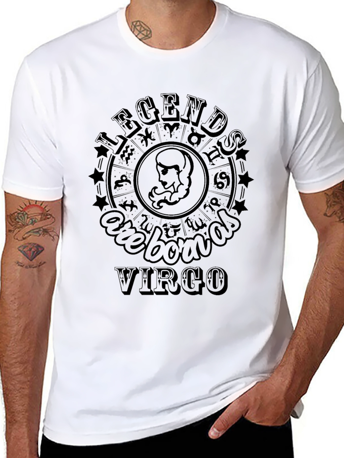 Legends are Born Virgo Zodiac T-Shirt