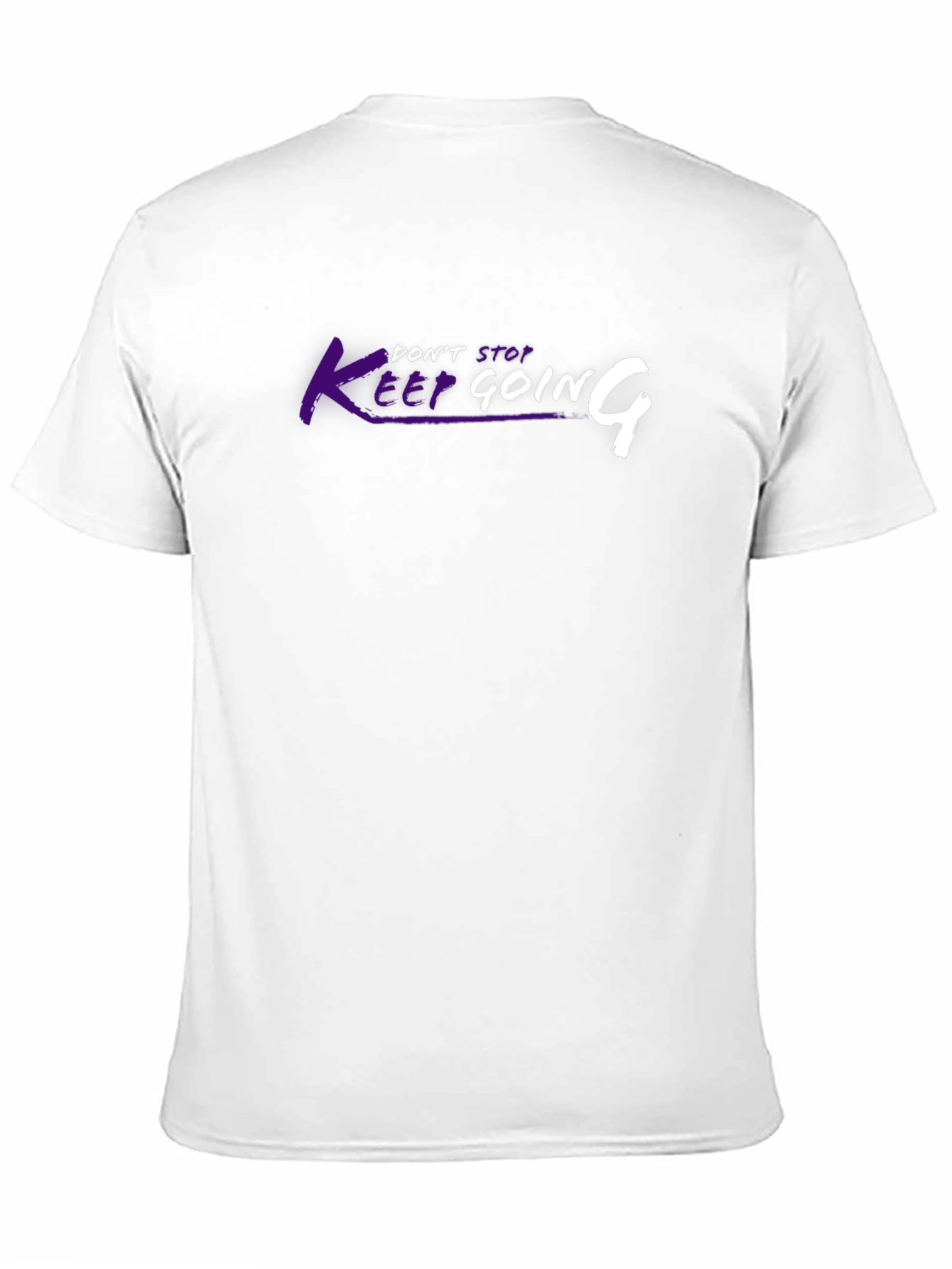 Keep Going Graphic Tee - Motivational Black T-Shirt