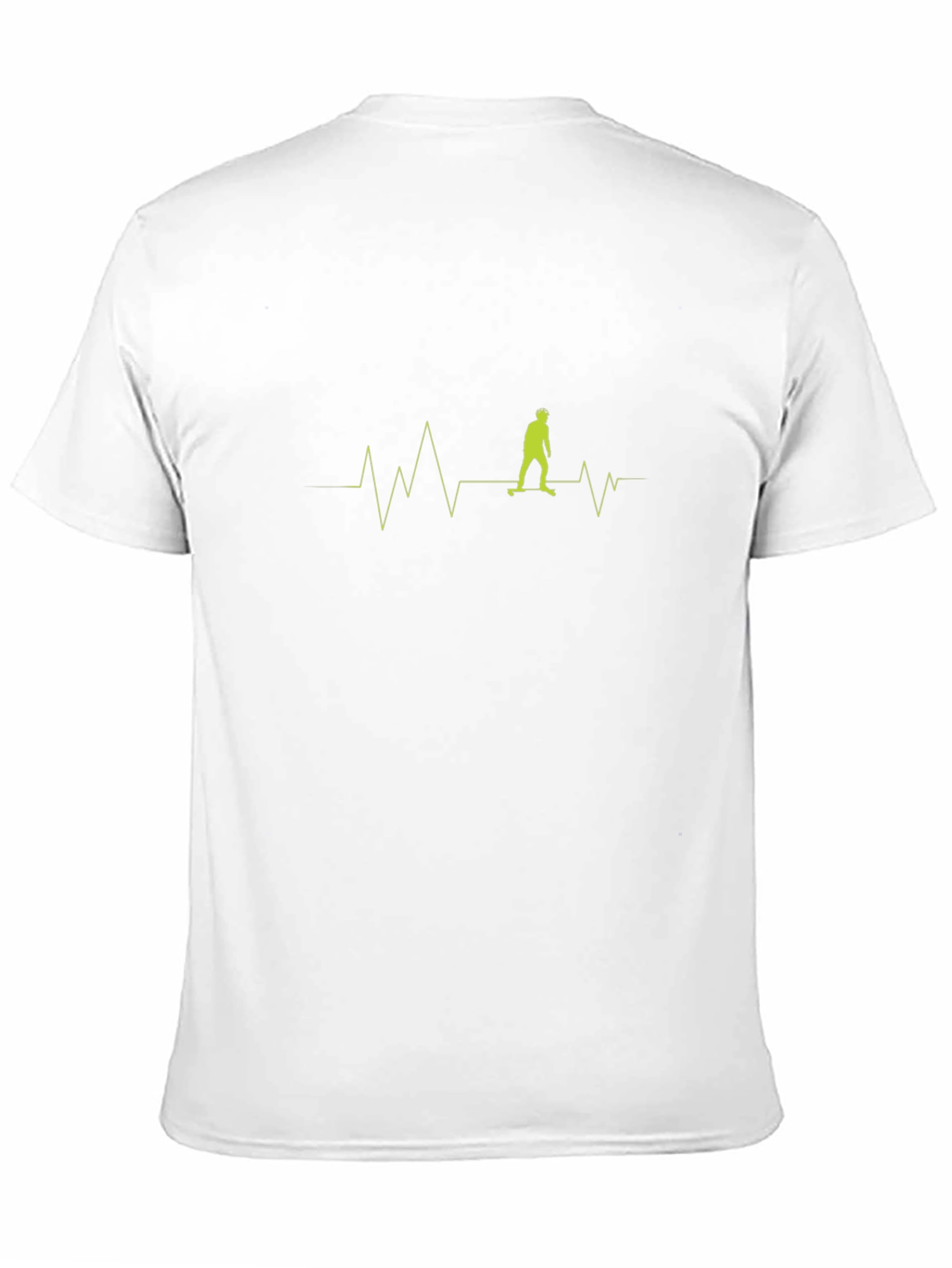 Skateboard Heartbeat T-Shirt - Cool Graphic Tee