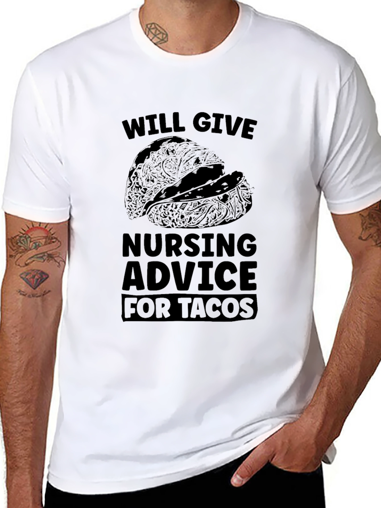 Will Give Nursing Advice For Tacos T-Shirt