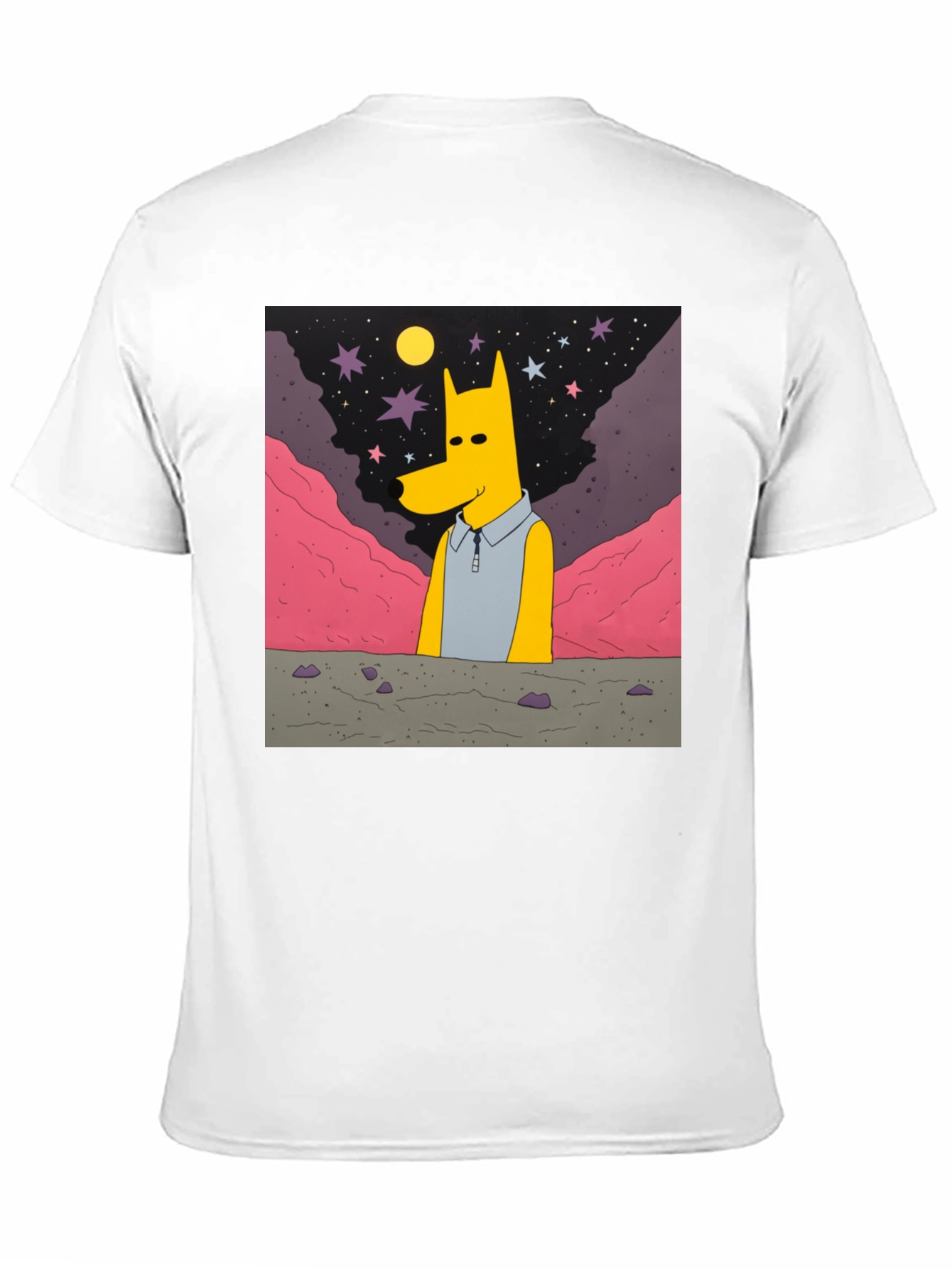 Cartoon Character Graphic Print T-Shirt