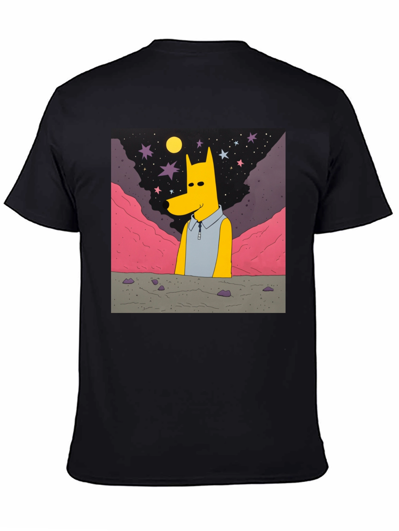 Cartoon Character Graphic Print T-Shirt