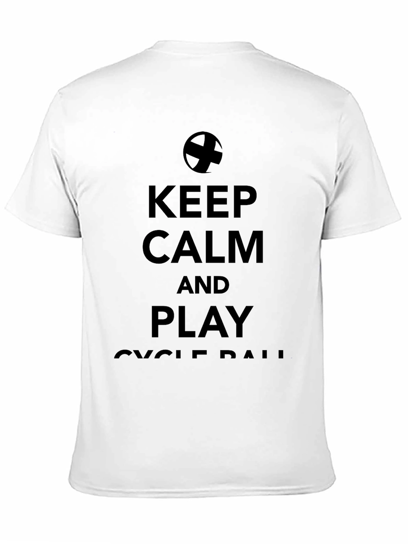 Keep Calm and Play Cycle Ball T-Shirt