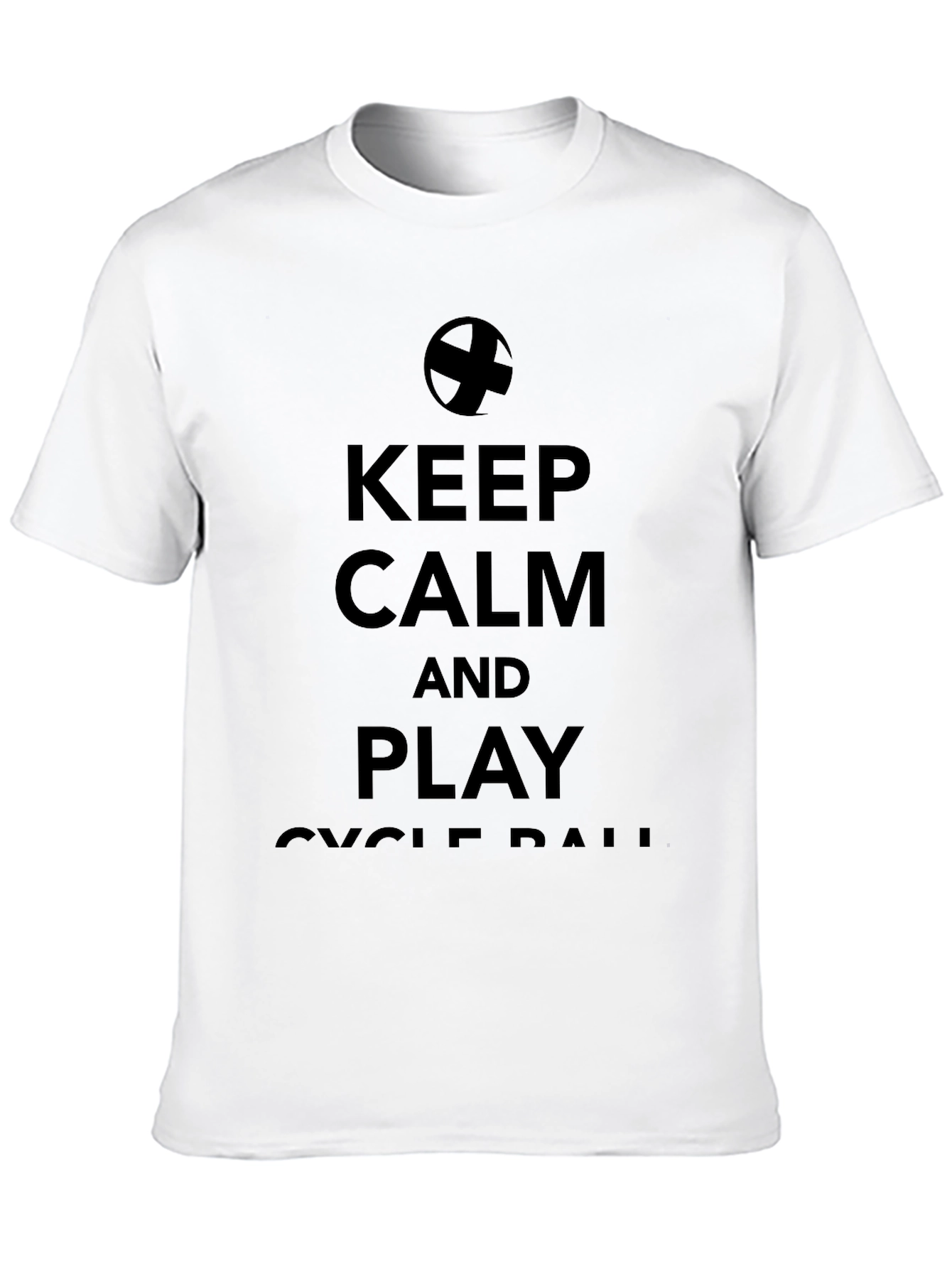 Keep Calm and Play Cycle Ball T-Shirt