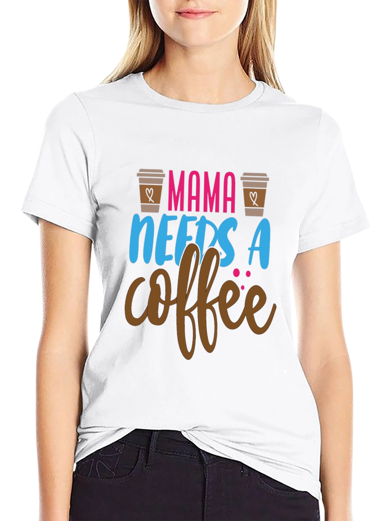 Mama Needs Coffee Graphic Tee - Black Unisex T-Shirt