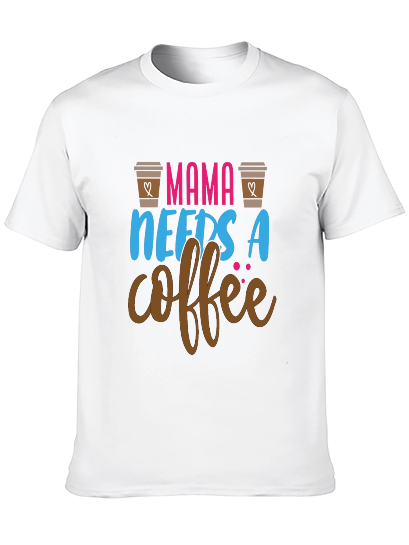 Mama Needs Coffee Graphic Tee - Black Unisex T-Shirt