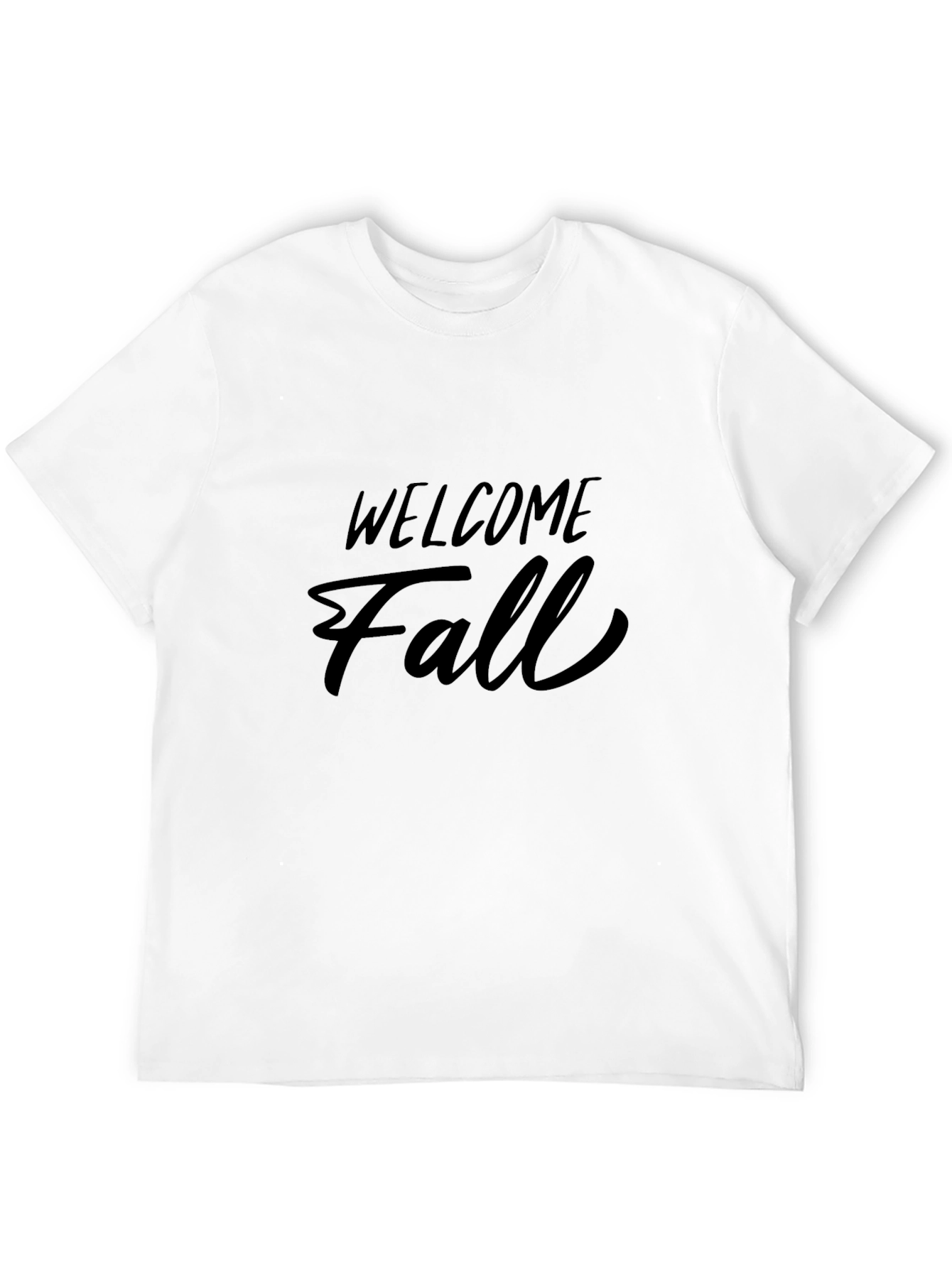 Welcome Fall Black T-Shirt