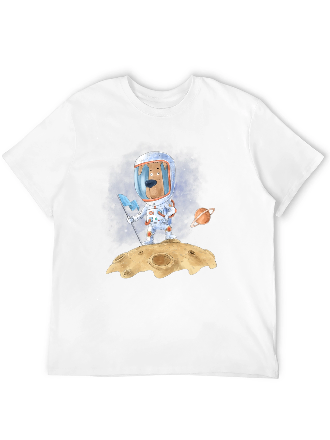 Dog Astronaut Graphic Tee - Space Adventure