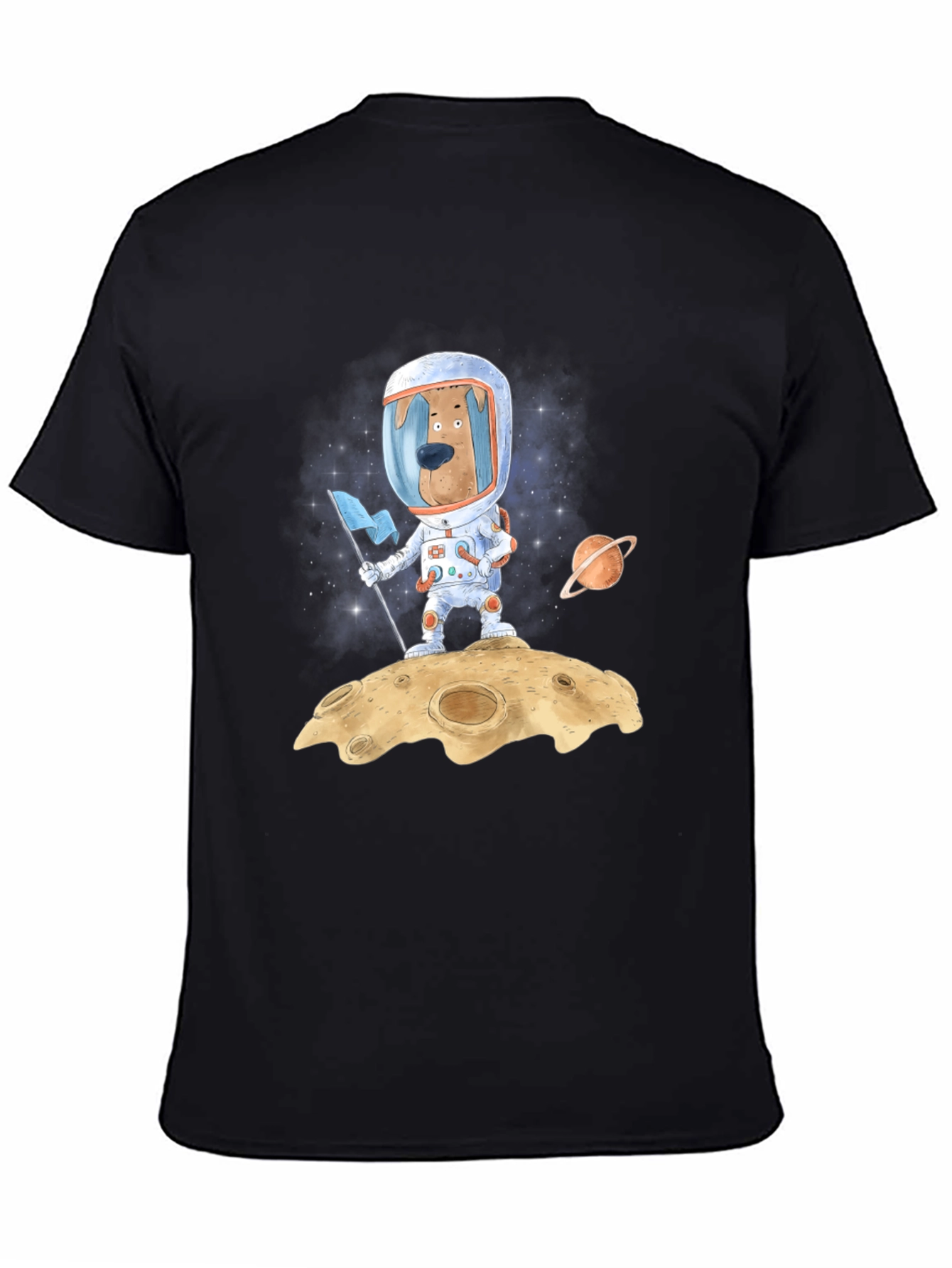 Dog Astronaut Graphic Tee - Space Adventure