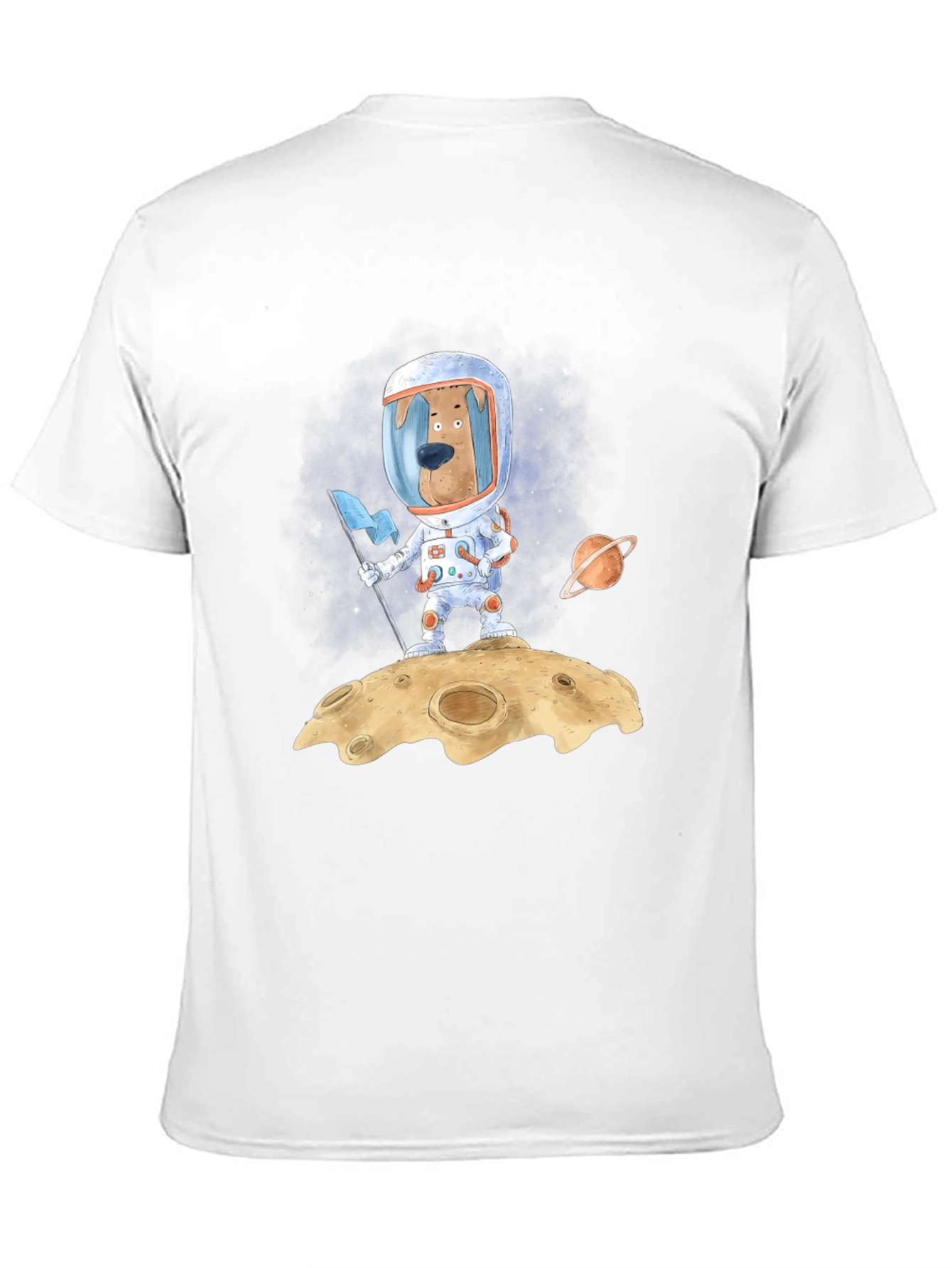 Dog Astronaut Graphic Tee - Space Adventure