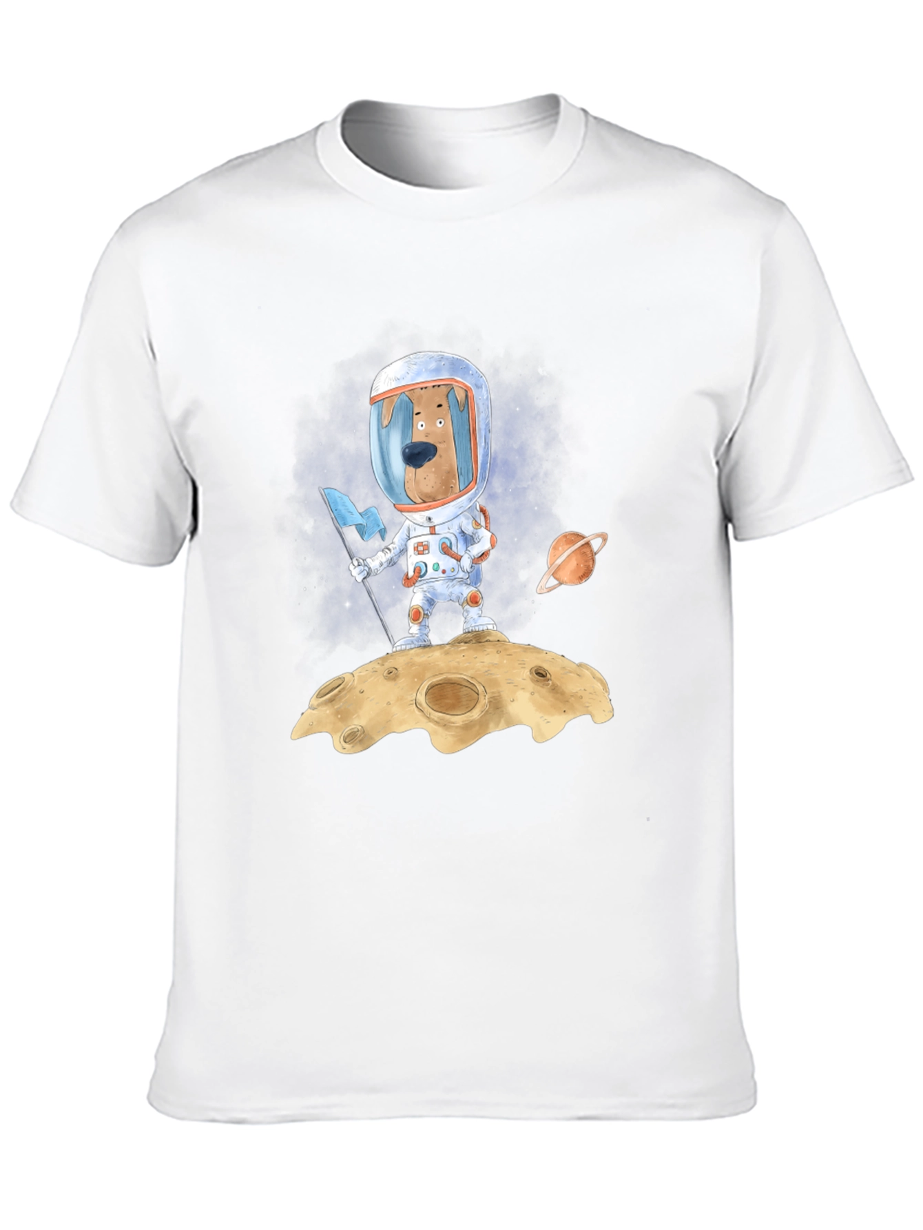 Dog Astronaut Graphic Tee - Space Adventure