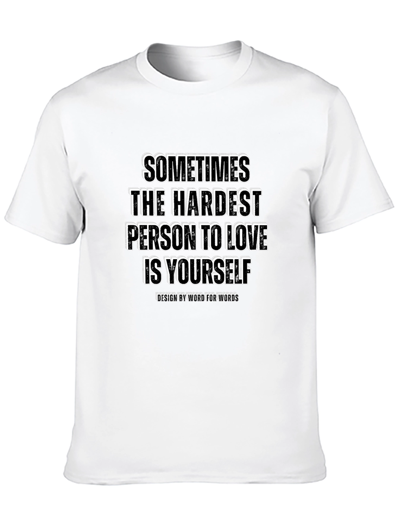 Love Yourself Graphic Tee - Black