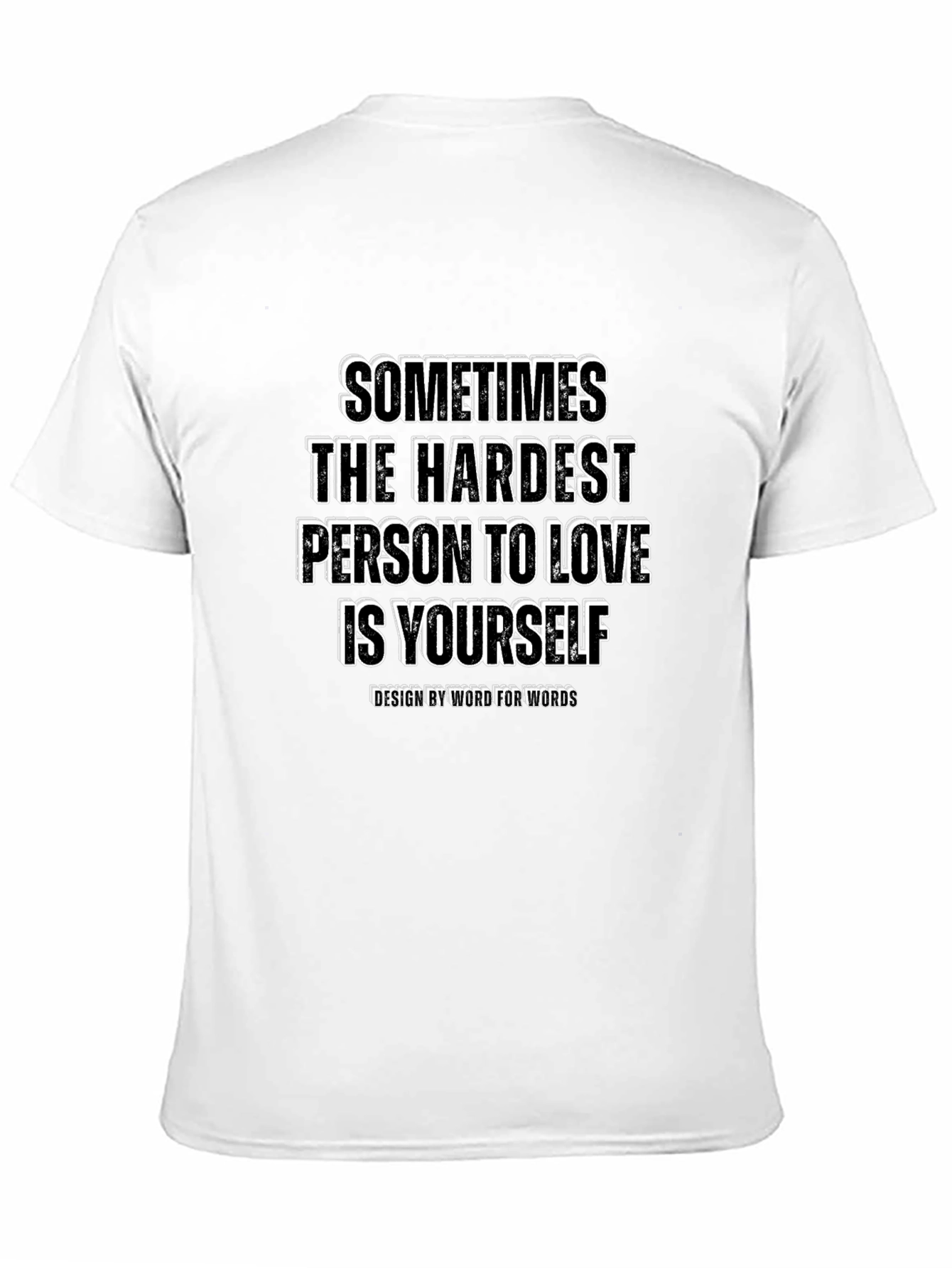 Love Yourself Graphic Tee - Black