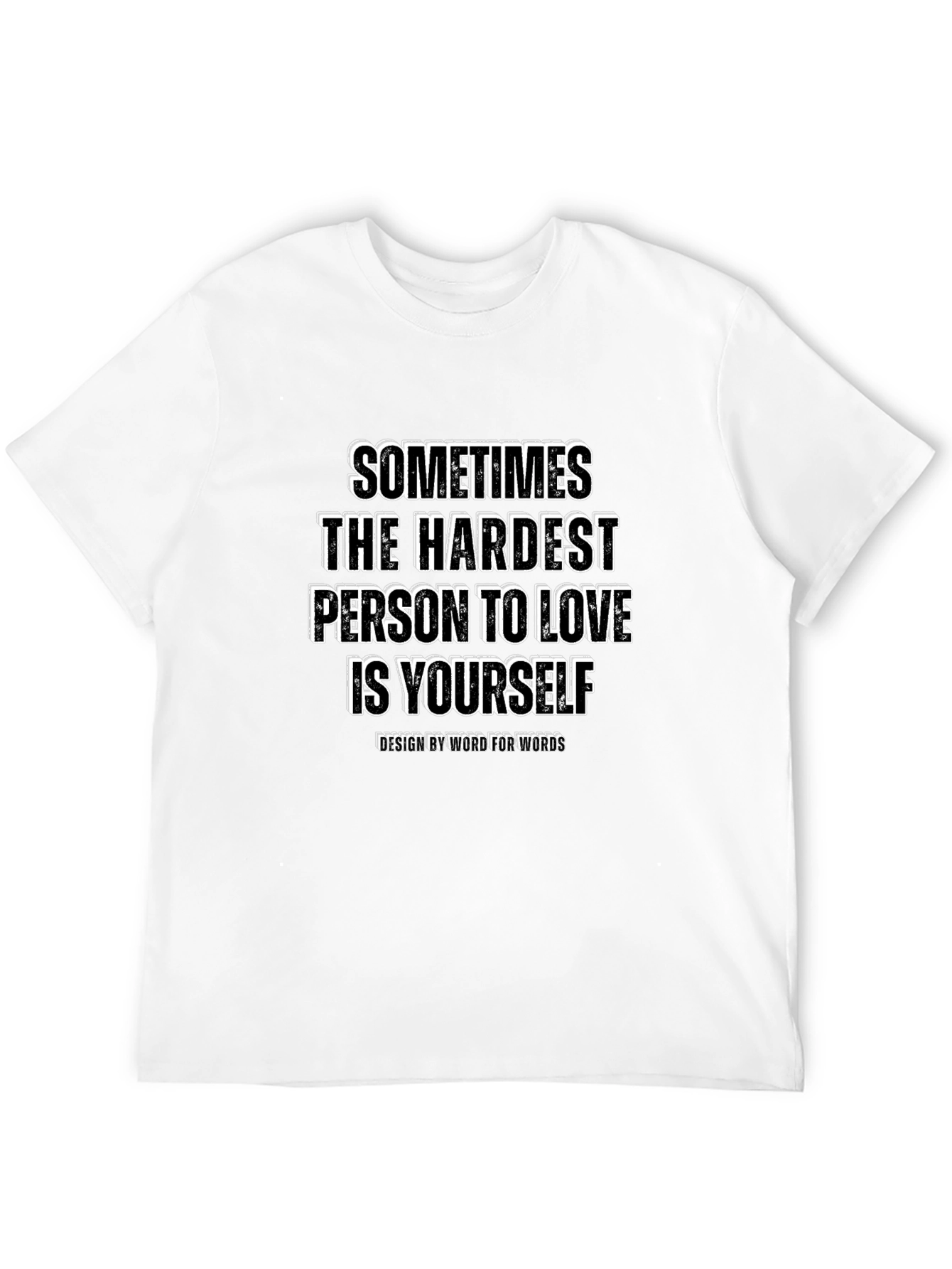 Love Yourself Graphic Tee - Black