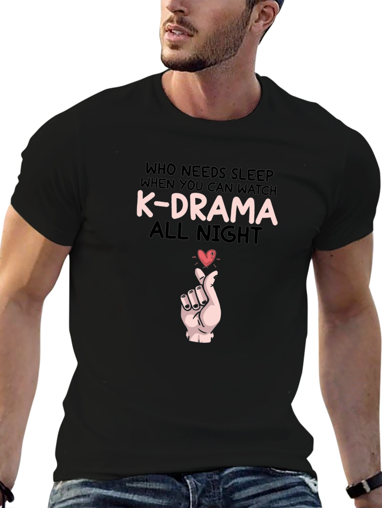 K-Drama All Night Graphic Tee