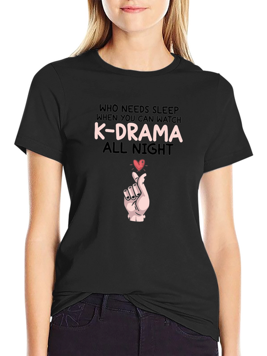 K-Drama All Night Graphic Tee