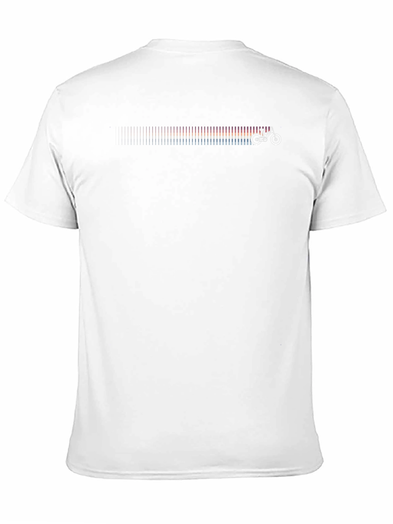 Bike Ride Rainbow Bar Graphic Tee - Black