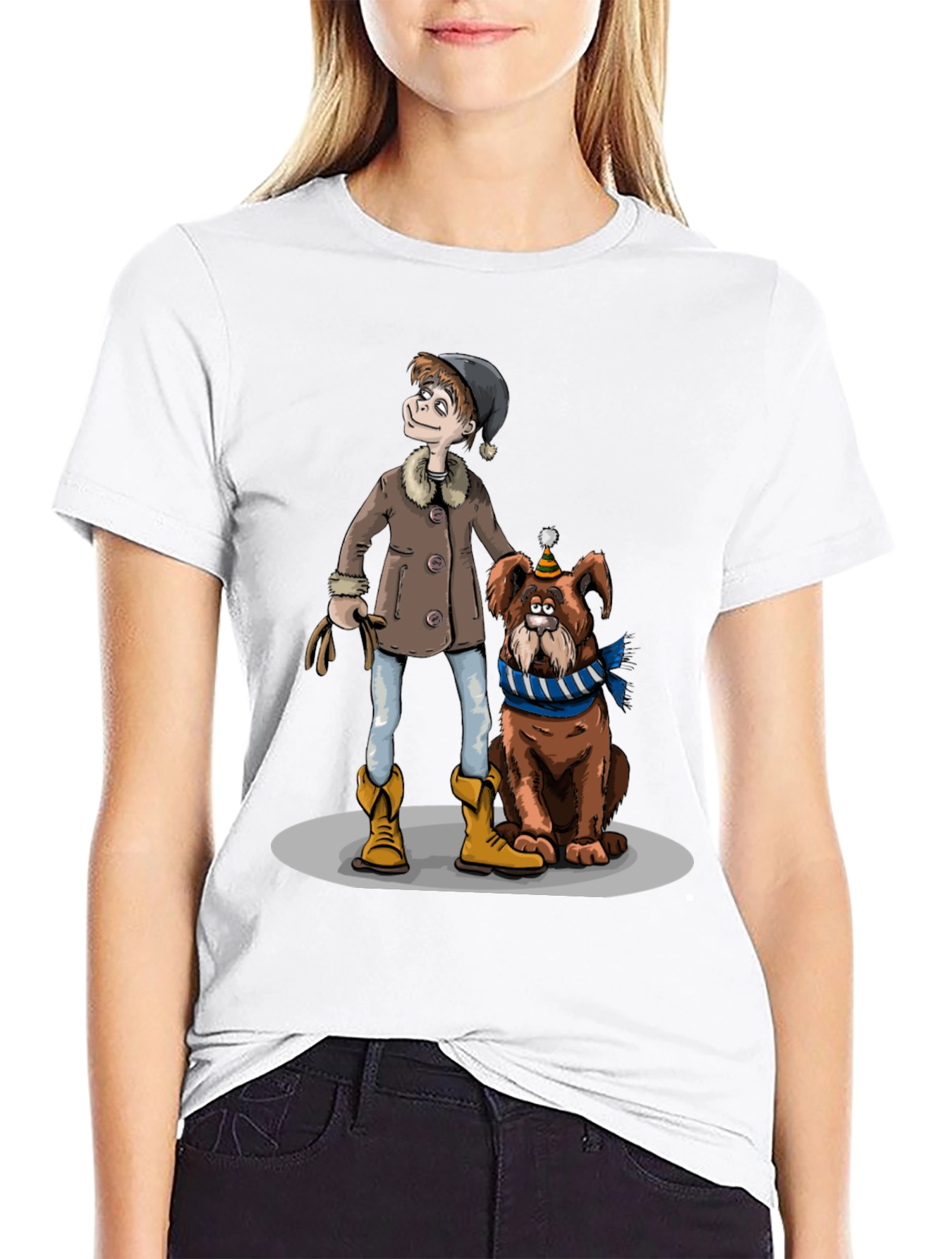 Cartoon Character Graphic Tee