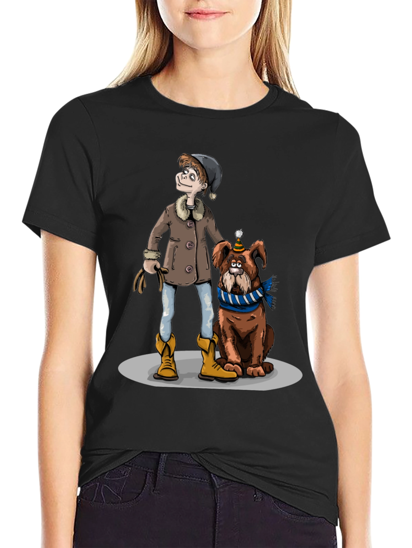 Cartoon Character Graphic Tee