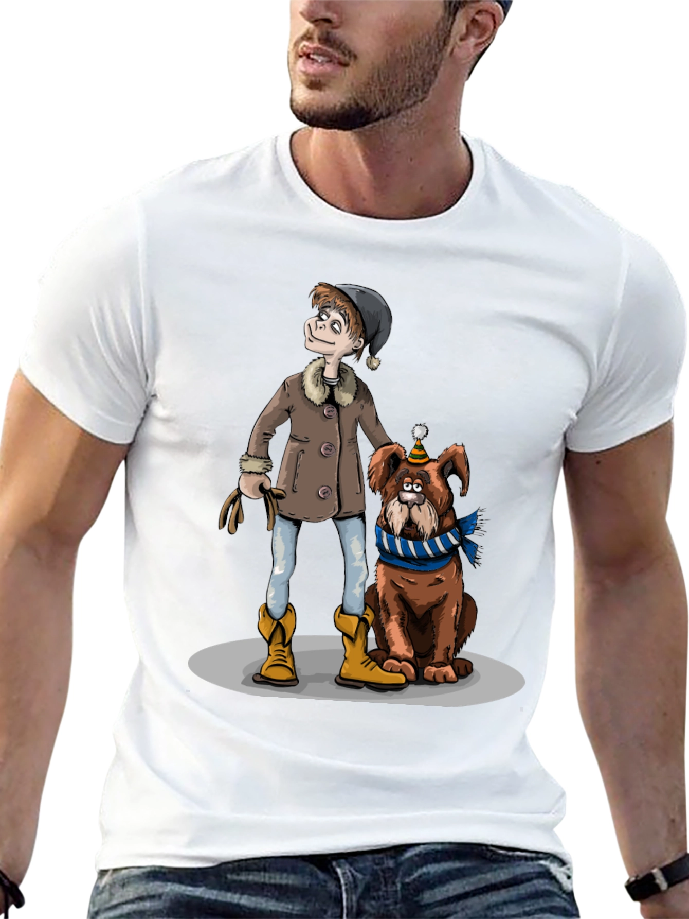 Cartoon Character Graphic Tee