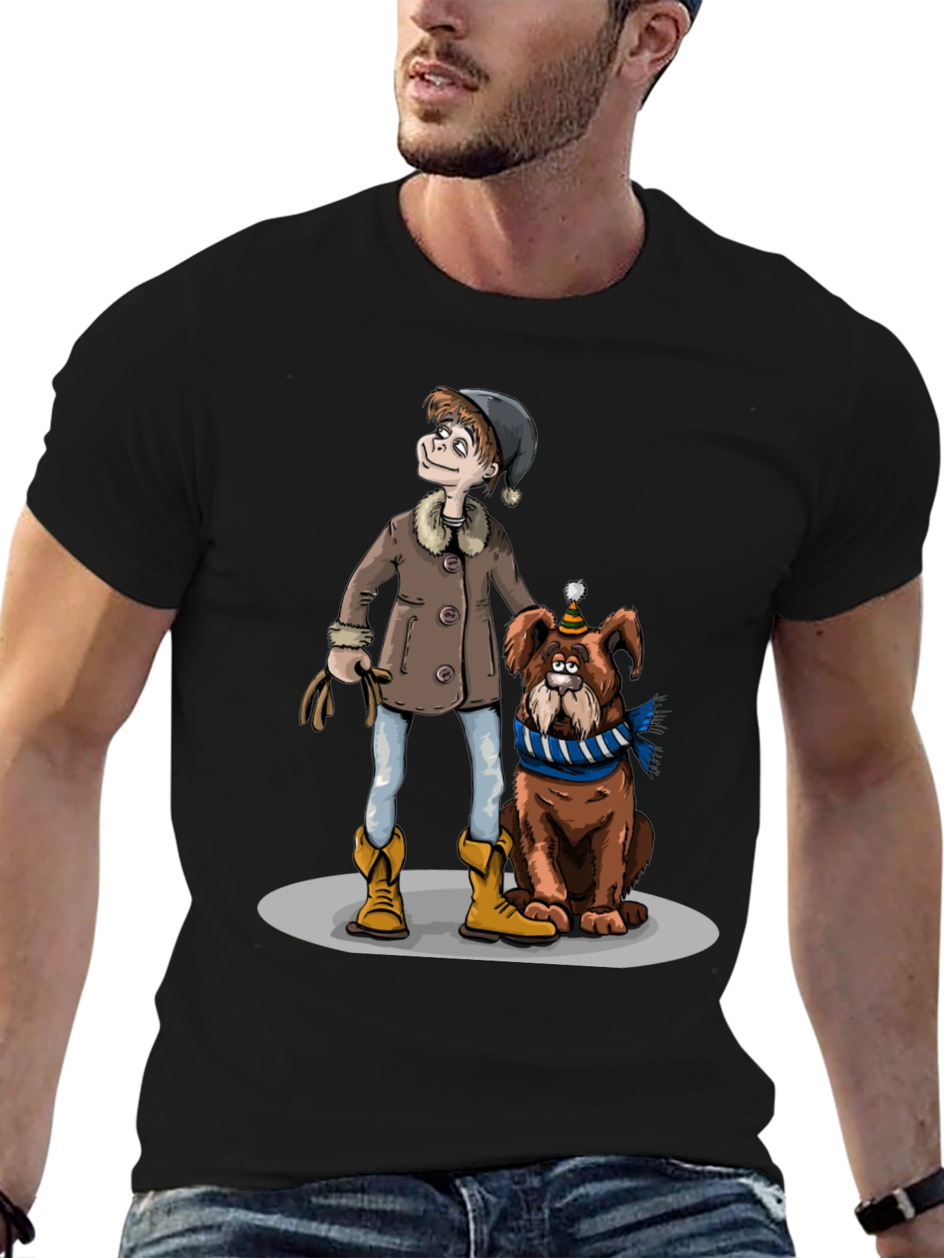 Cartoon Character Graphic Tee