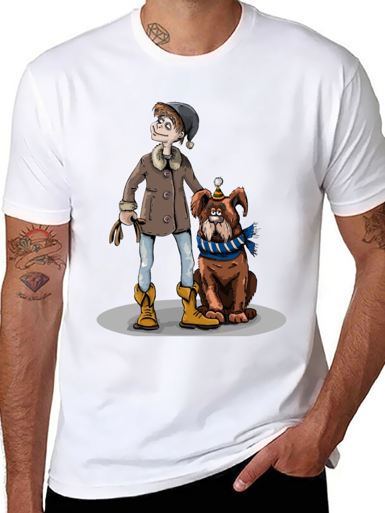 Cartoon Character Graphic Tee