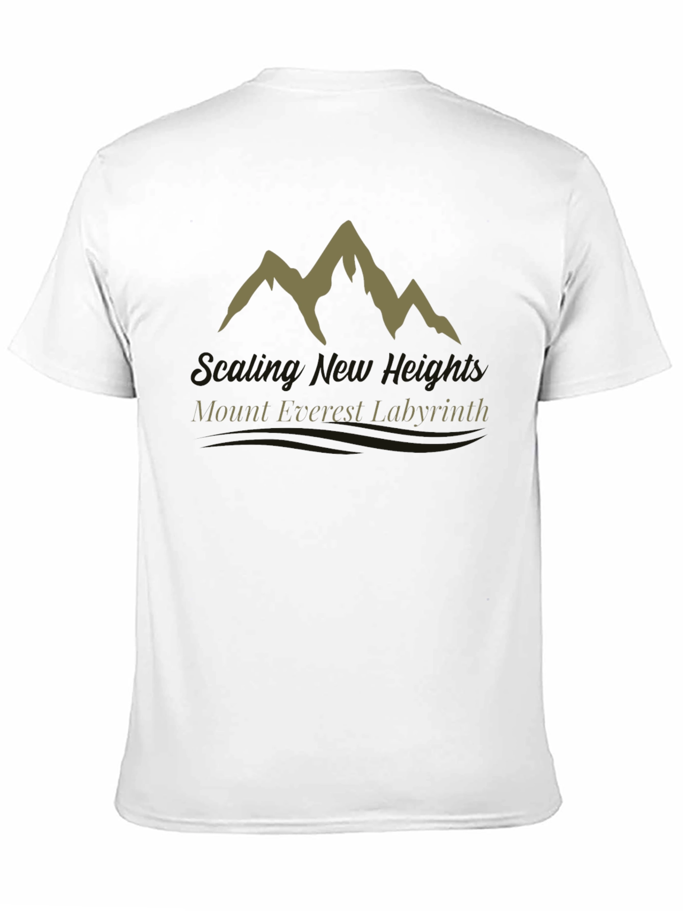 Mount Everest Labyrinth Graphic Tee - Black