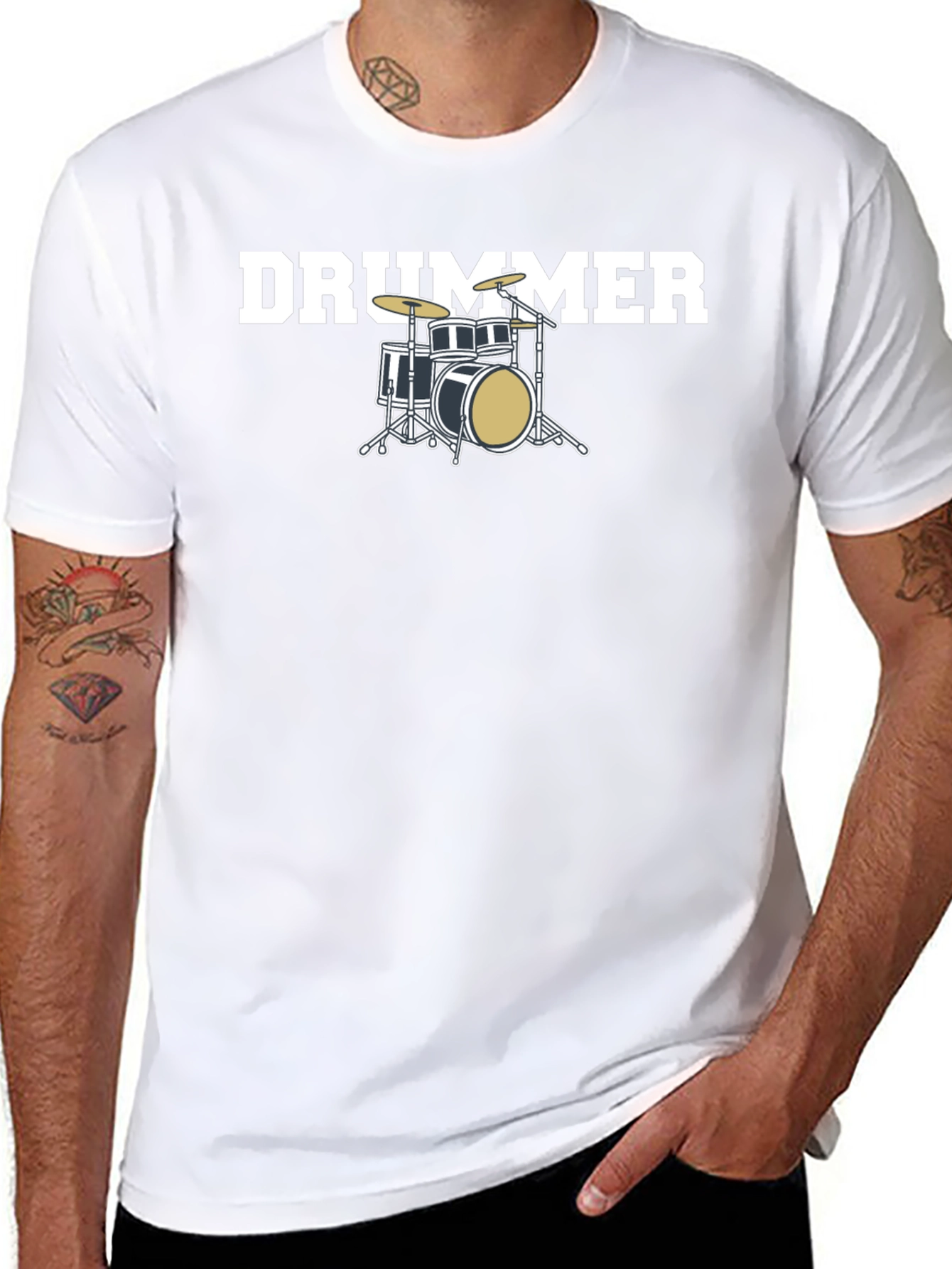 Drummer T-Shirt - Music Lover Tee