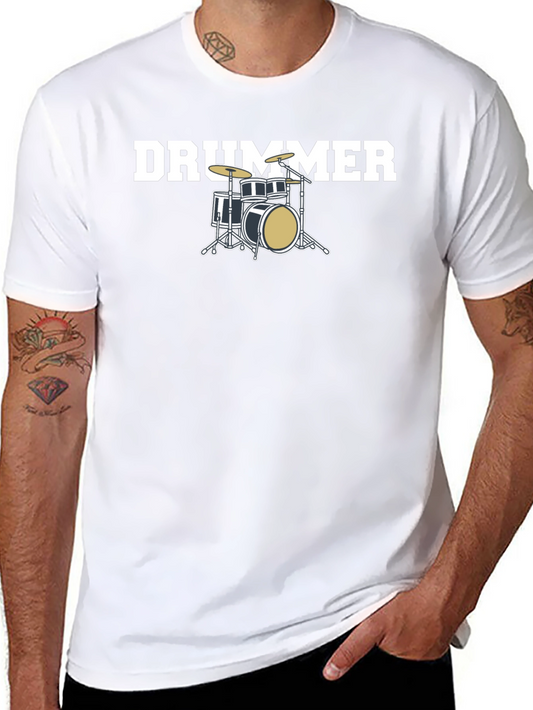 Drummer T-Shirt - Music Lover Tee