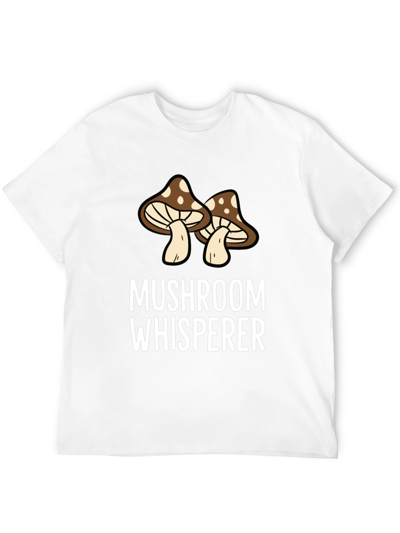 Mushroom Whisperer Graphic Tee - Black Cotton Shirt