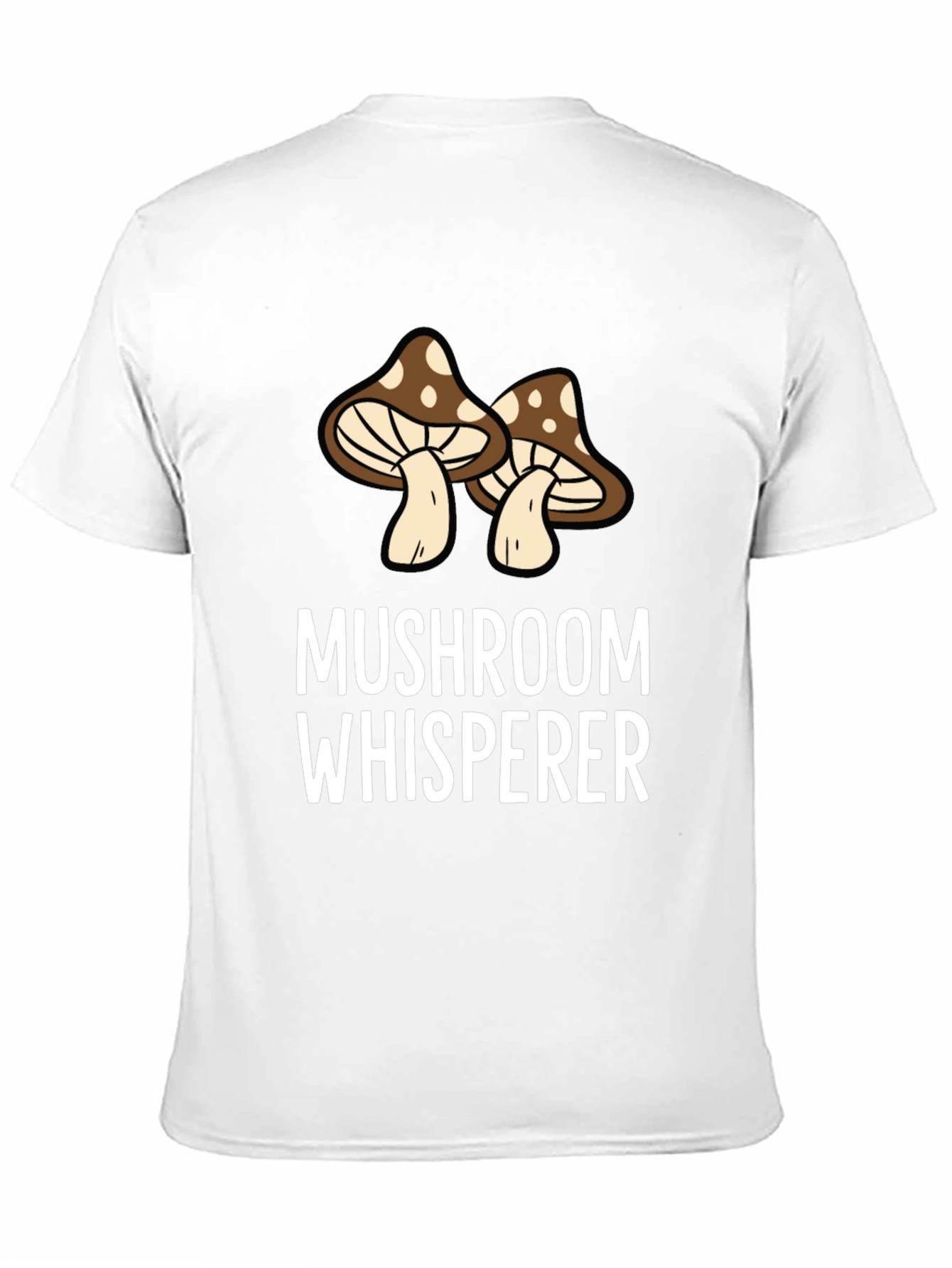 Mushroom Whisperer Graphic Tee - Black Cotton Shirt