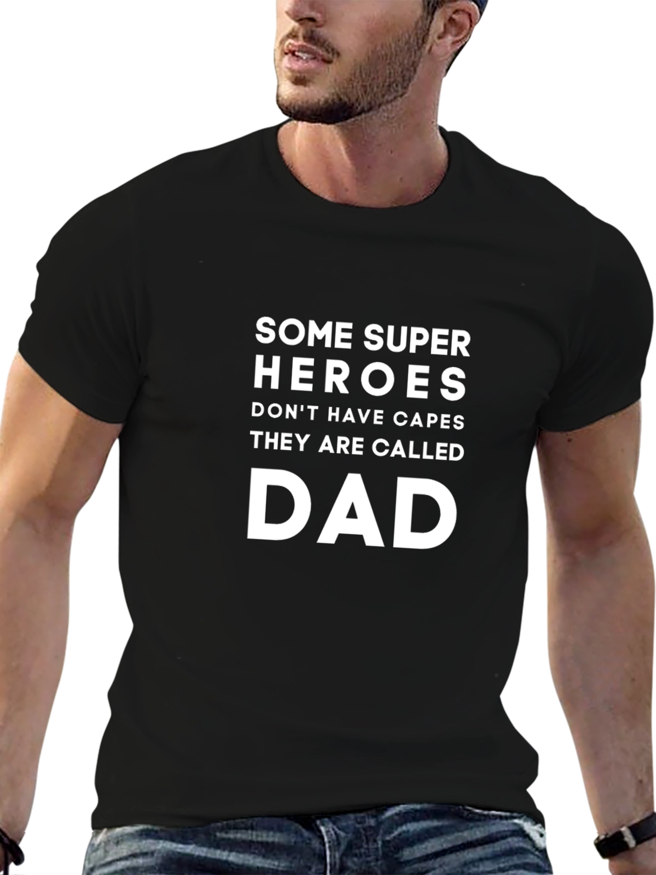 Dad Superhero Graphic T-Shirt - Fathers Day Gift