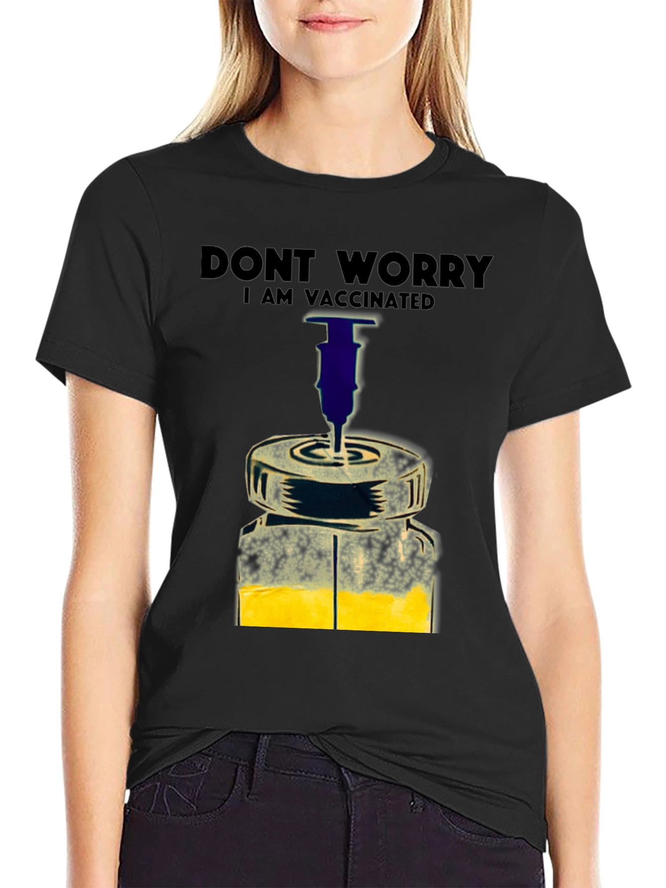 Vaccinated Graphic Tee - Stay Worry-Free