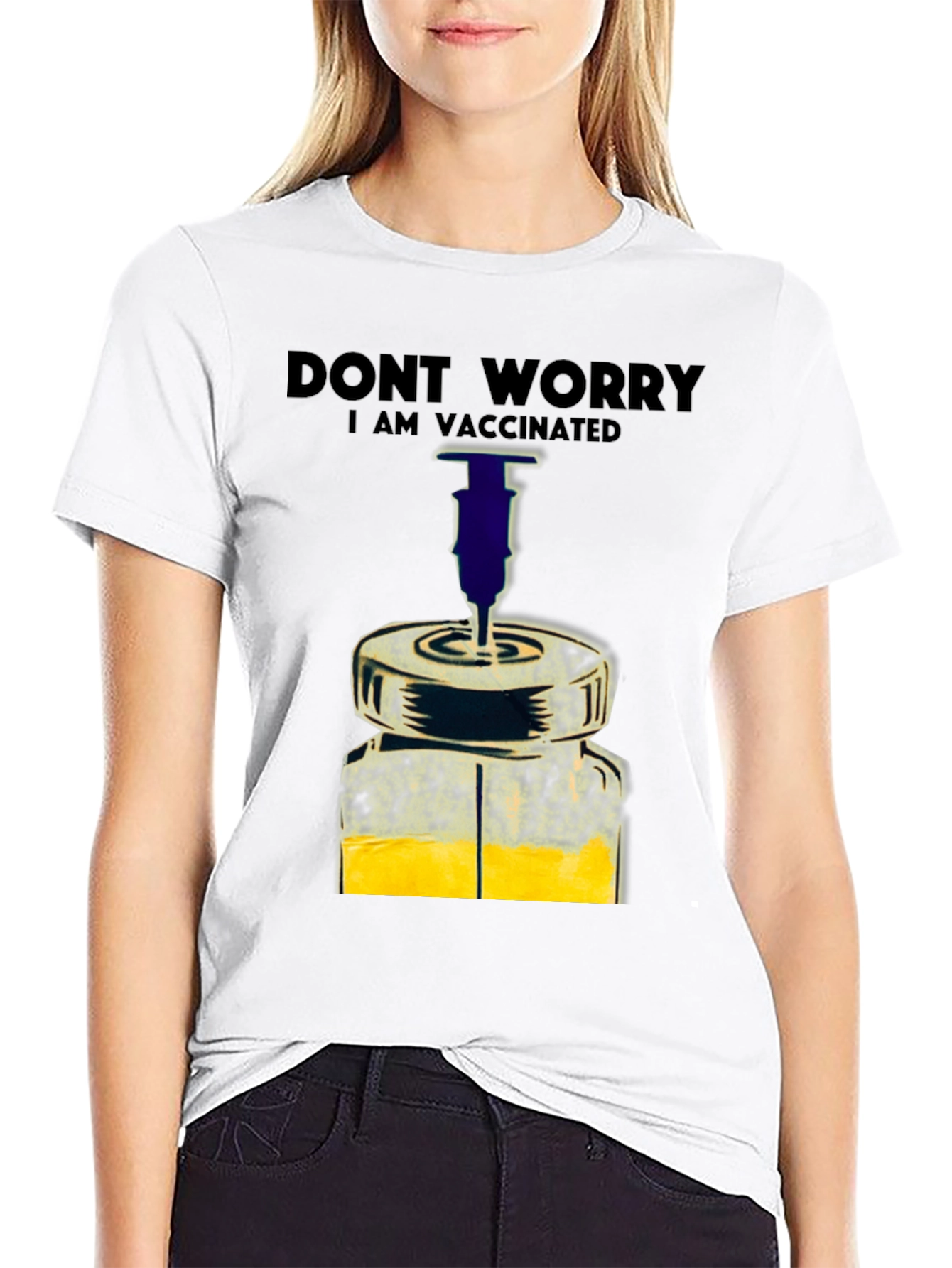 Vaccinated Graphic Tee - Stay Worry-Free