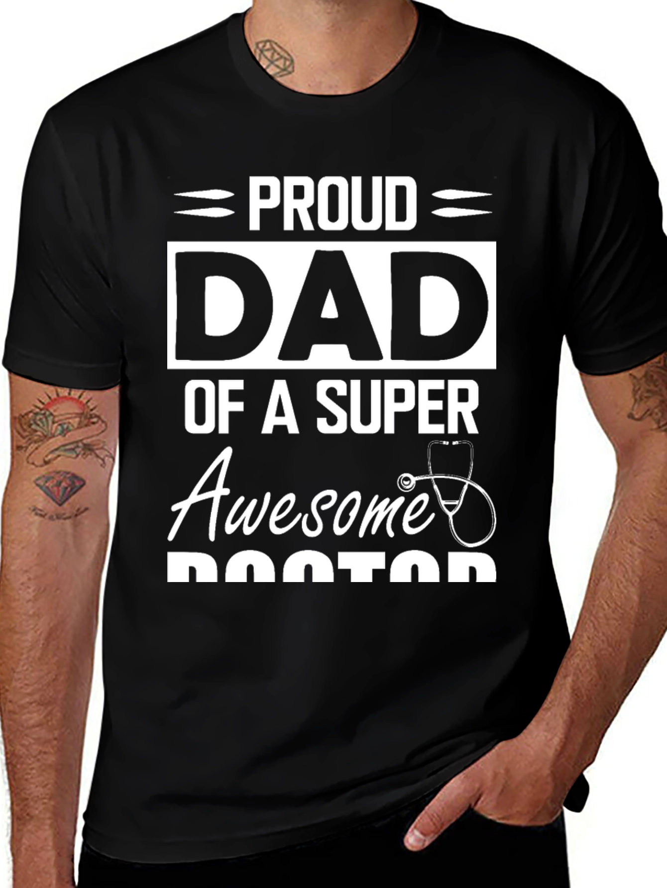 Proud Dad of a Super Awesome Doctor T-Shirt