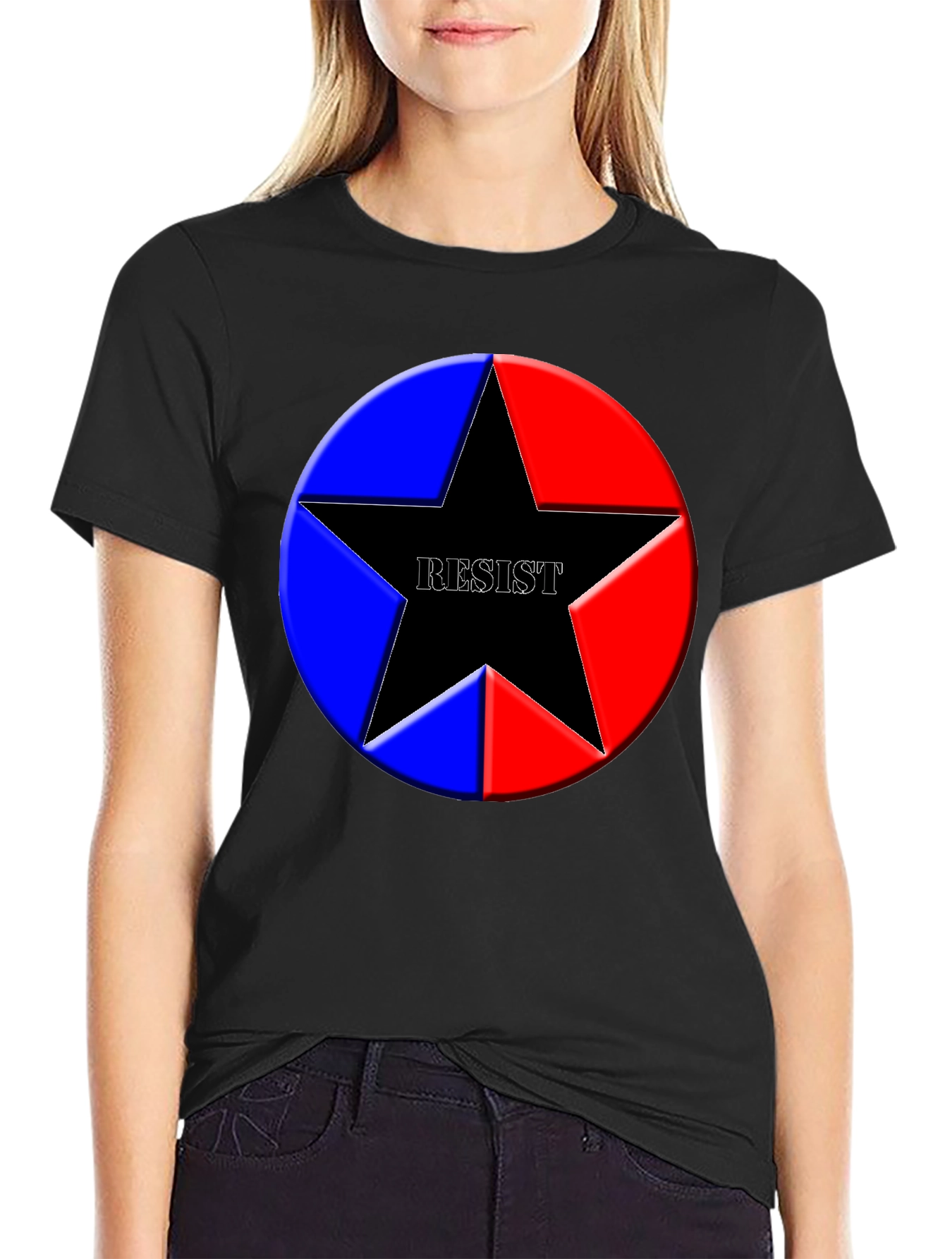 Resist Star Graphic T-Shirt - Political Activism Tee