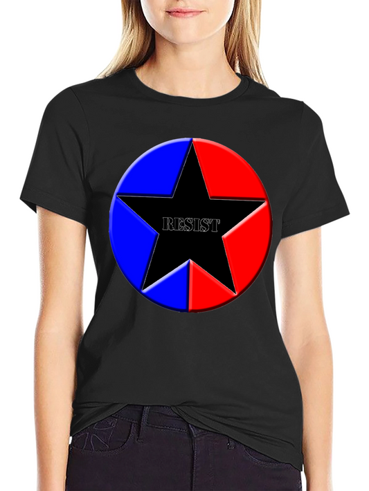 Resist Star Graphic T-Shirt - Political Activism Tee