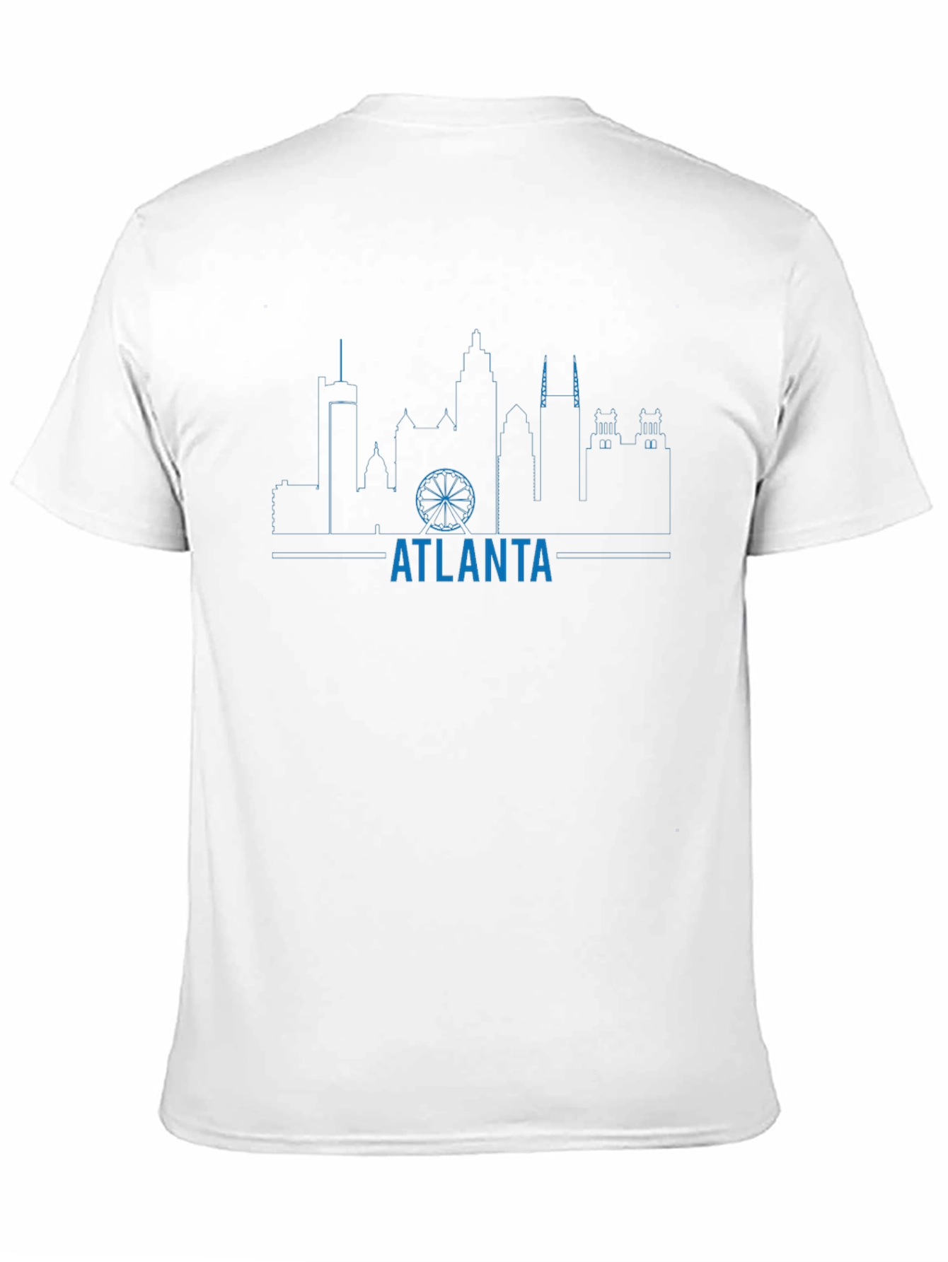Atlanta Skyline Mens Graphic Tee - Black