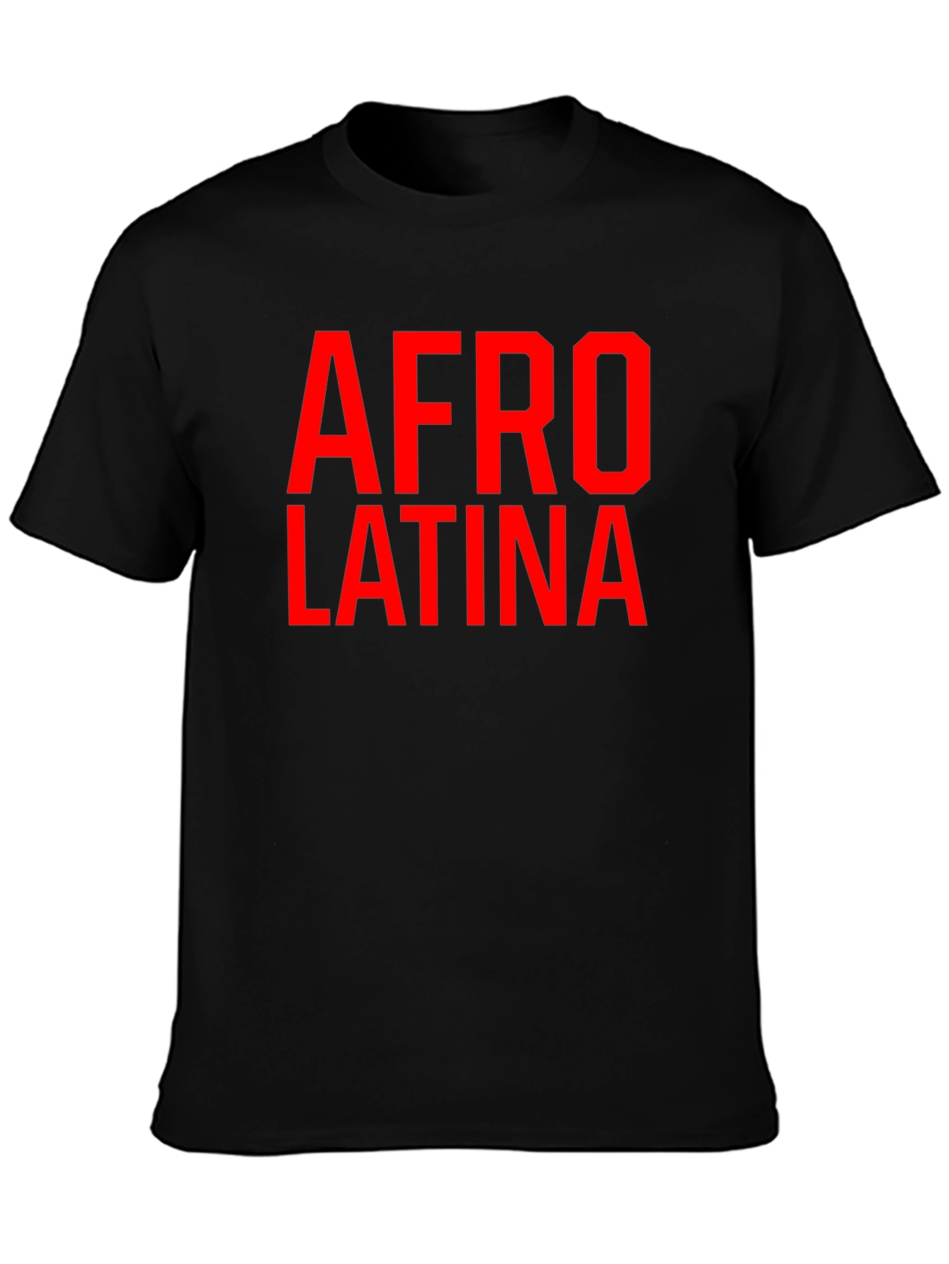 Afro Latina Graphic Tee - Black