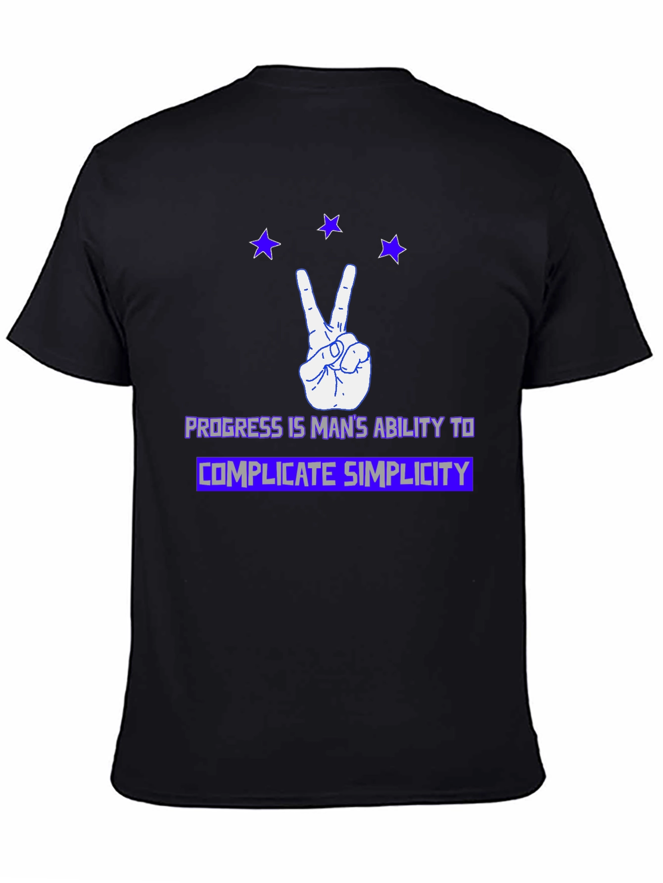 Progress Complicate Simplicity Graphic T-Shirt