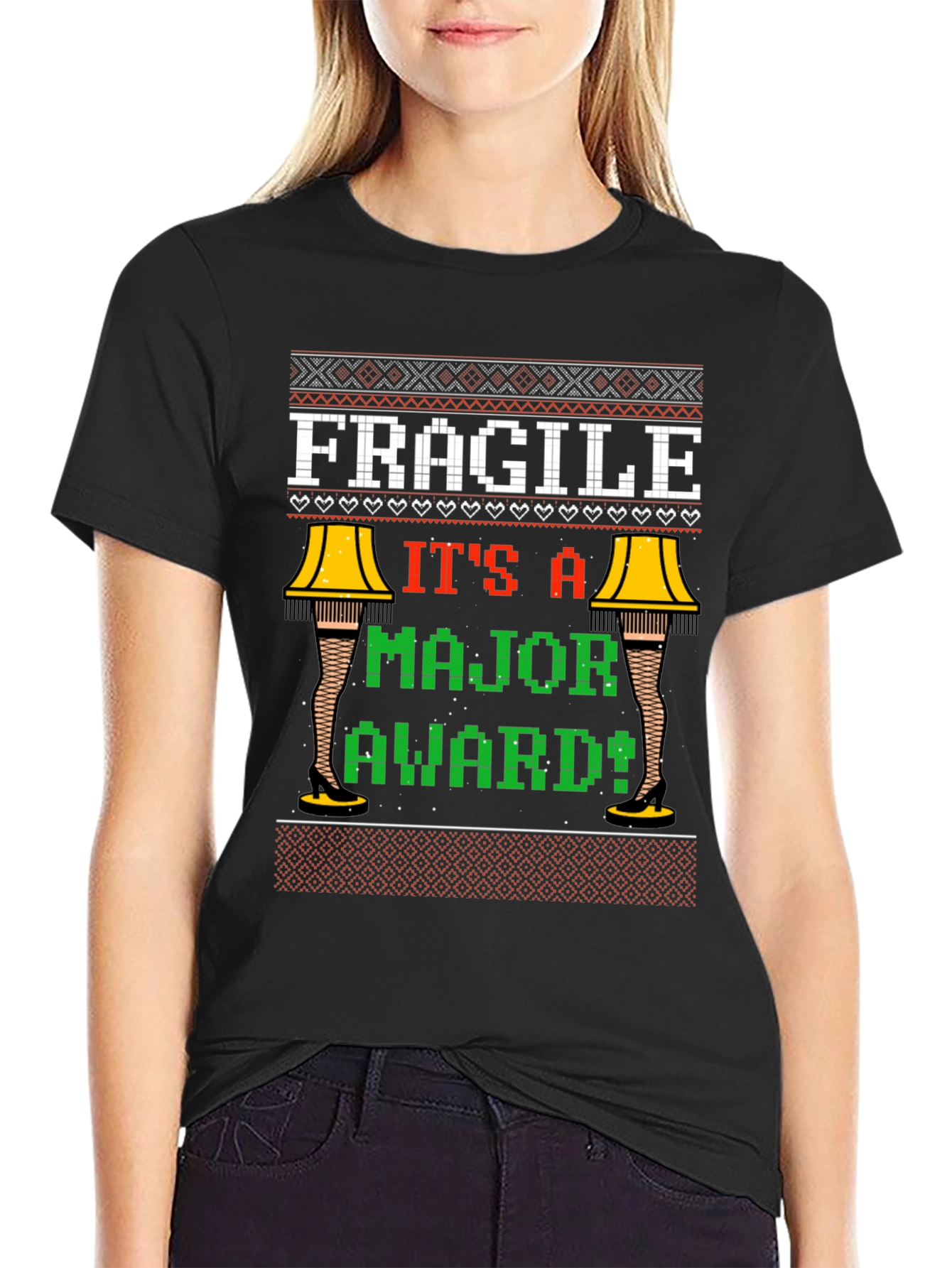 Fragile Major Award Christmas T-Shirt