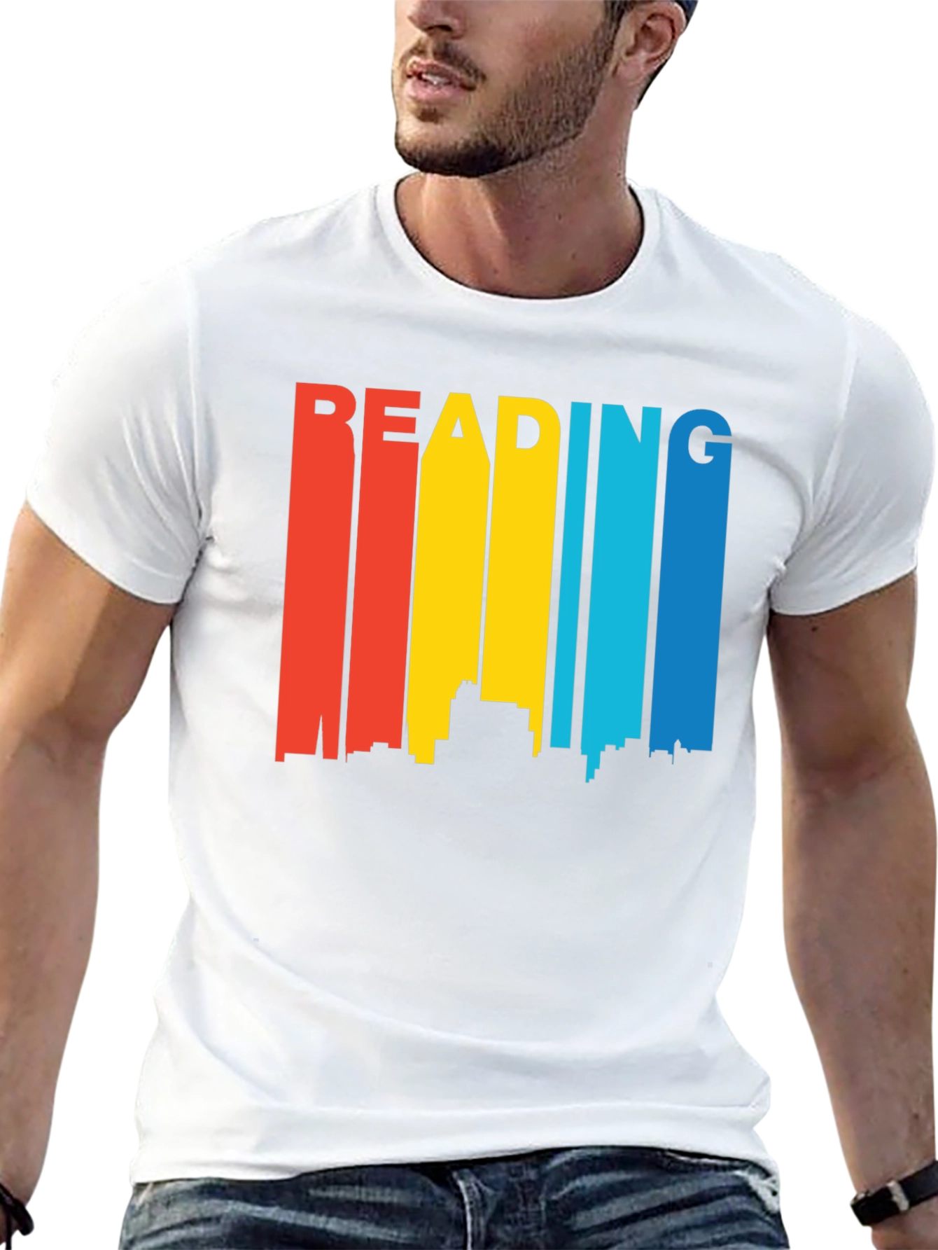 Reading Skyline T-Shirt - Cityscape Graphic Tee